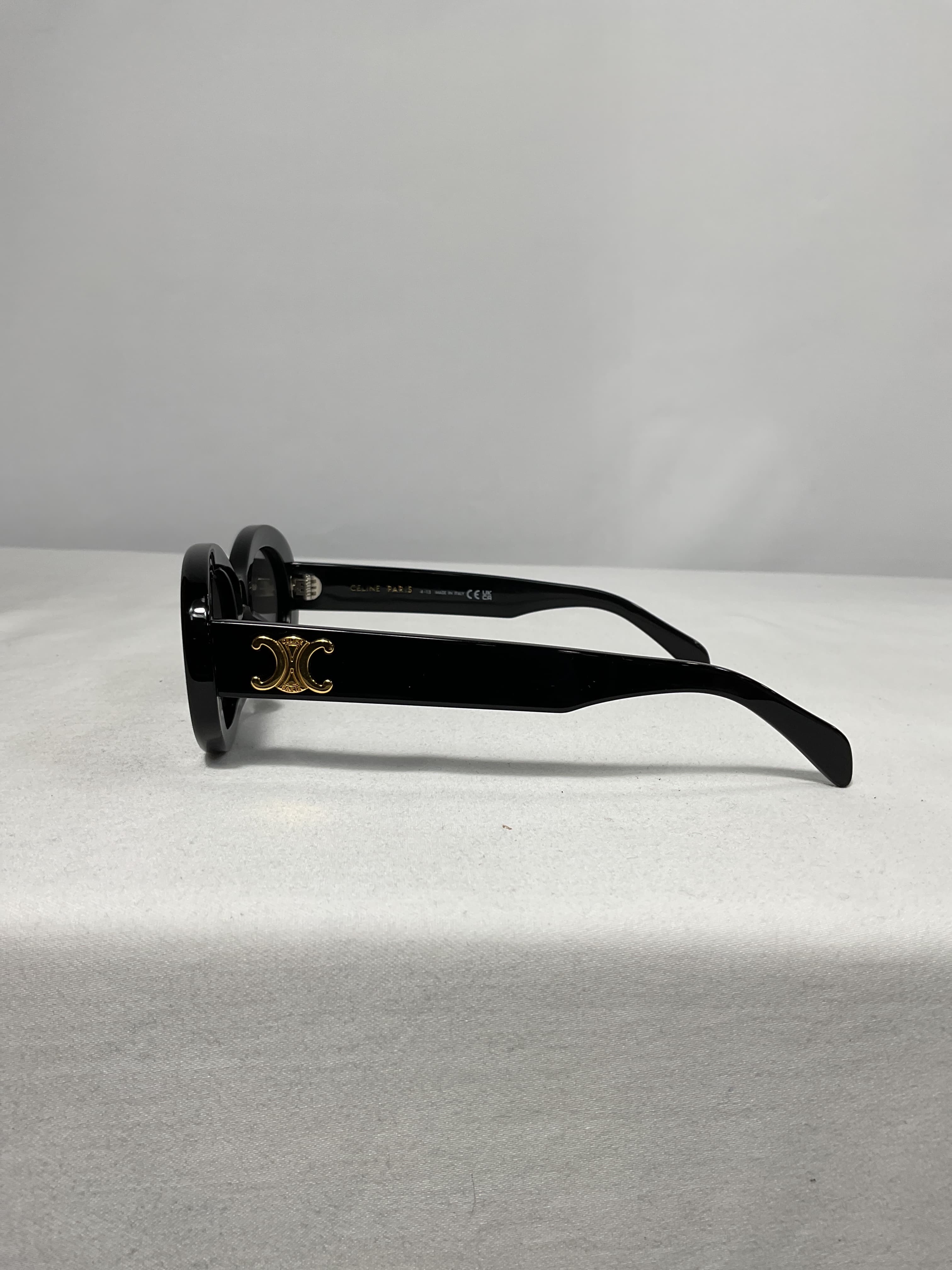 Eyewear Triomphe Oval-Frame Acetate Sunglasses - Image 4