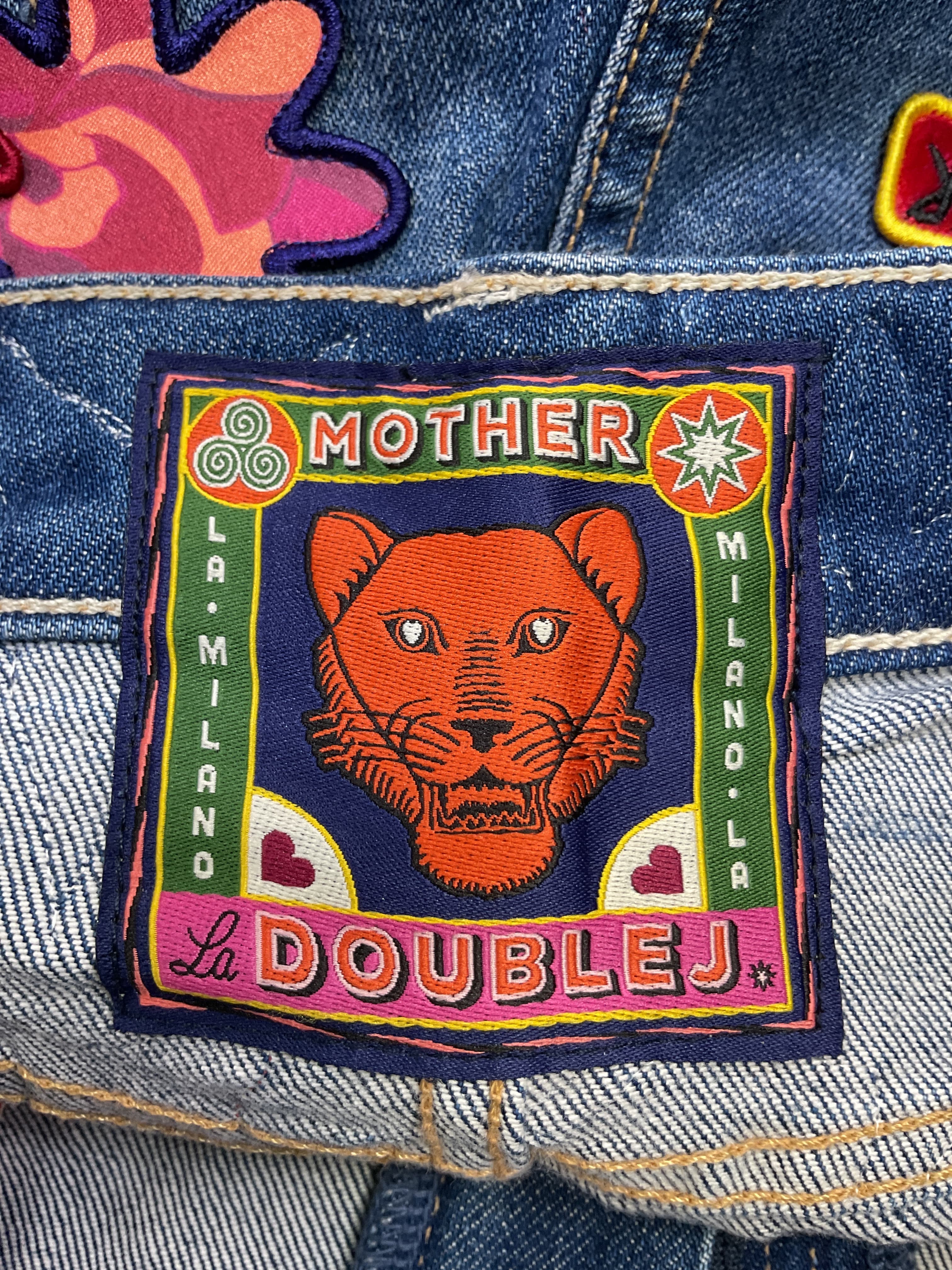 The Dodger Appliqud Frayed Denim Shorts - Image 3