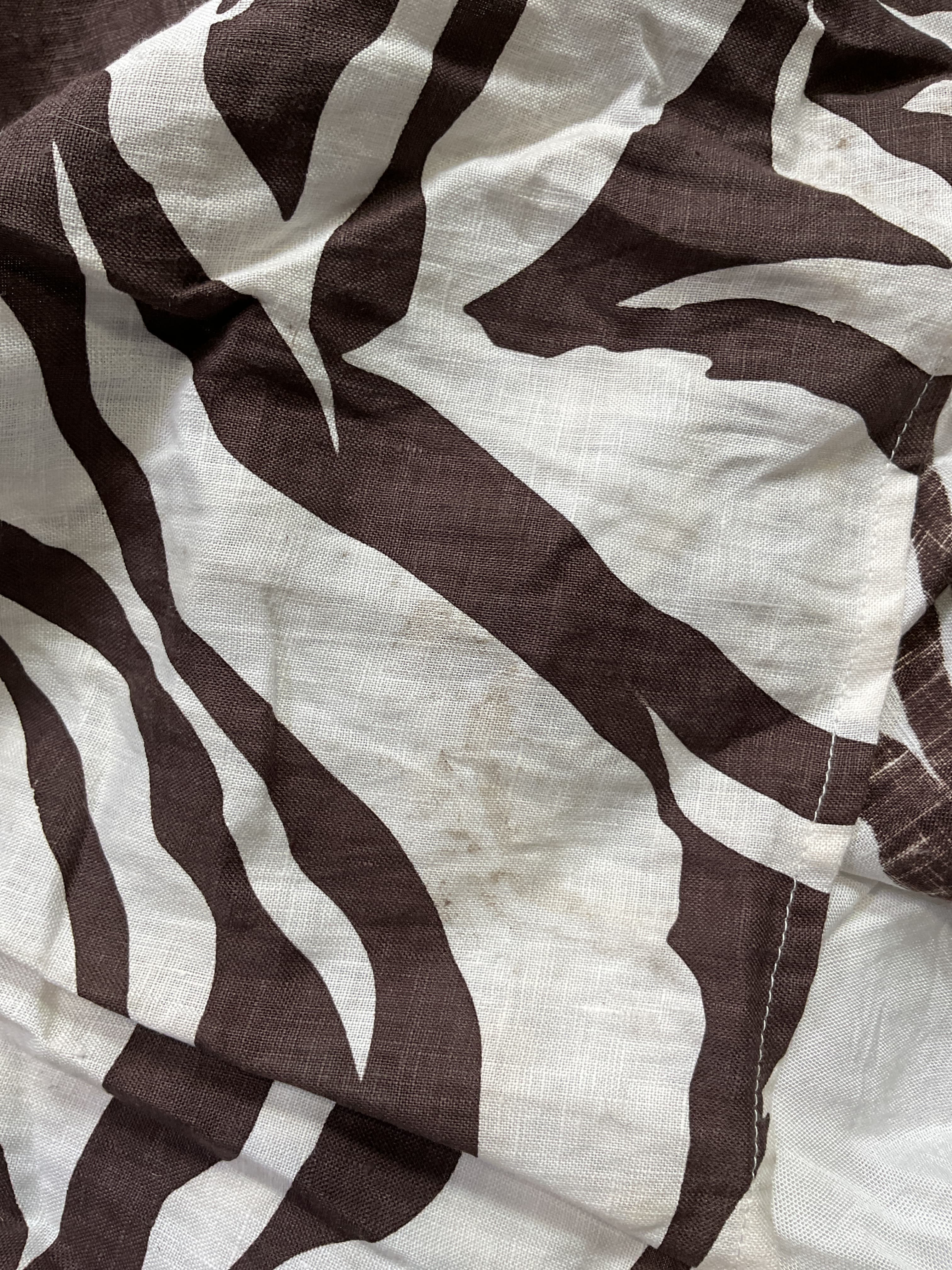 Rianne Tie-Detailed Tiered Zebra-Print Linen Midi Dress - Image 2