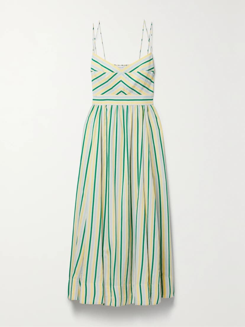 Tracy Striped Voile Maxi Dress - Image 1