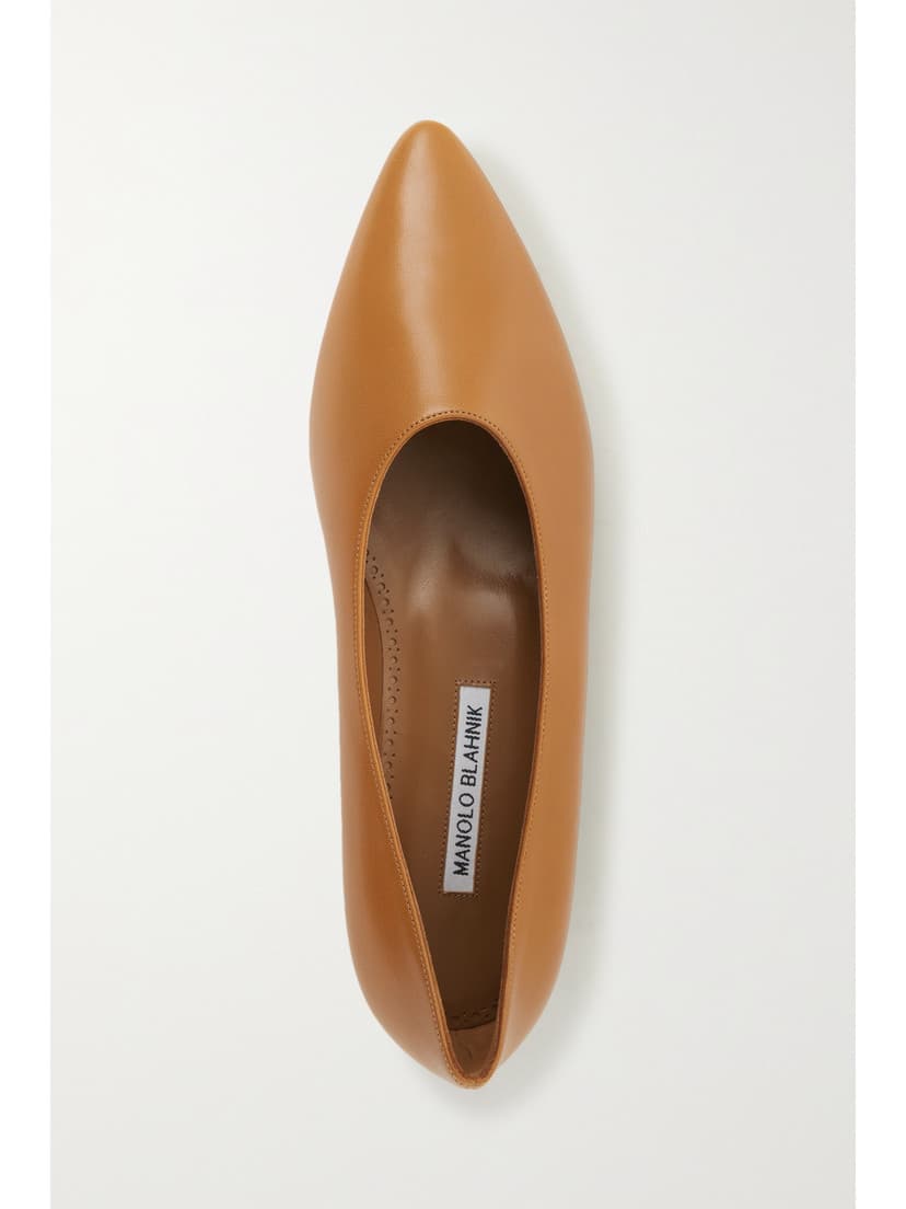 Muziopla Leather Point-Toe Flats - Image 1
