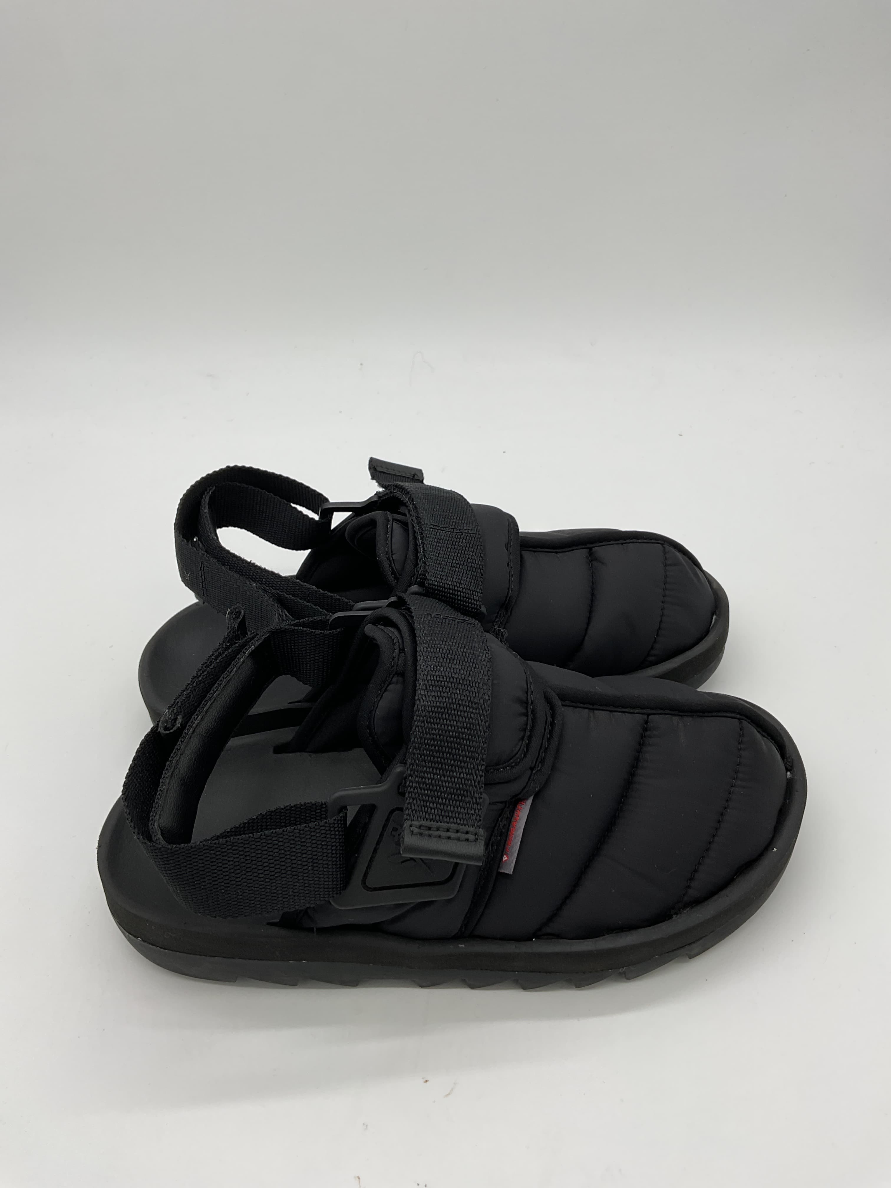 Beatnik Grosgrain-Trimmed Quilted Shell Sandals - Image 3
