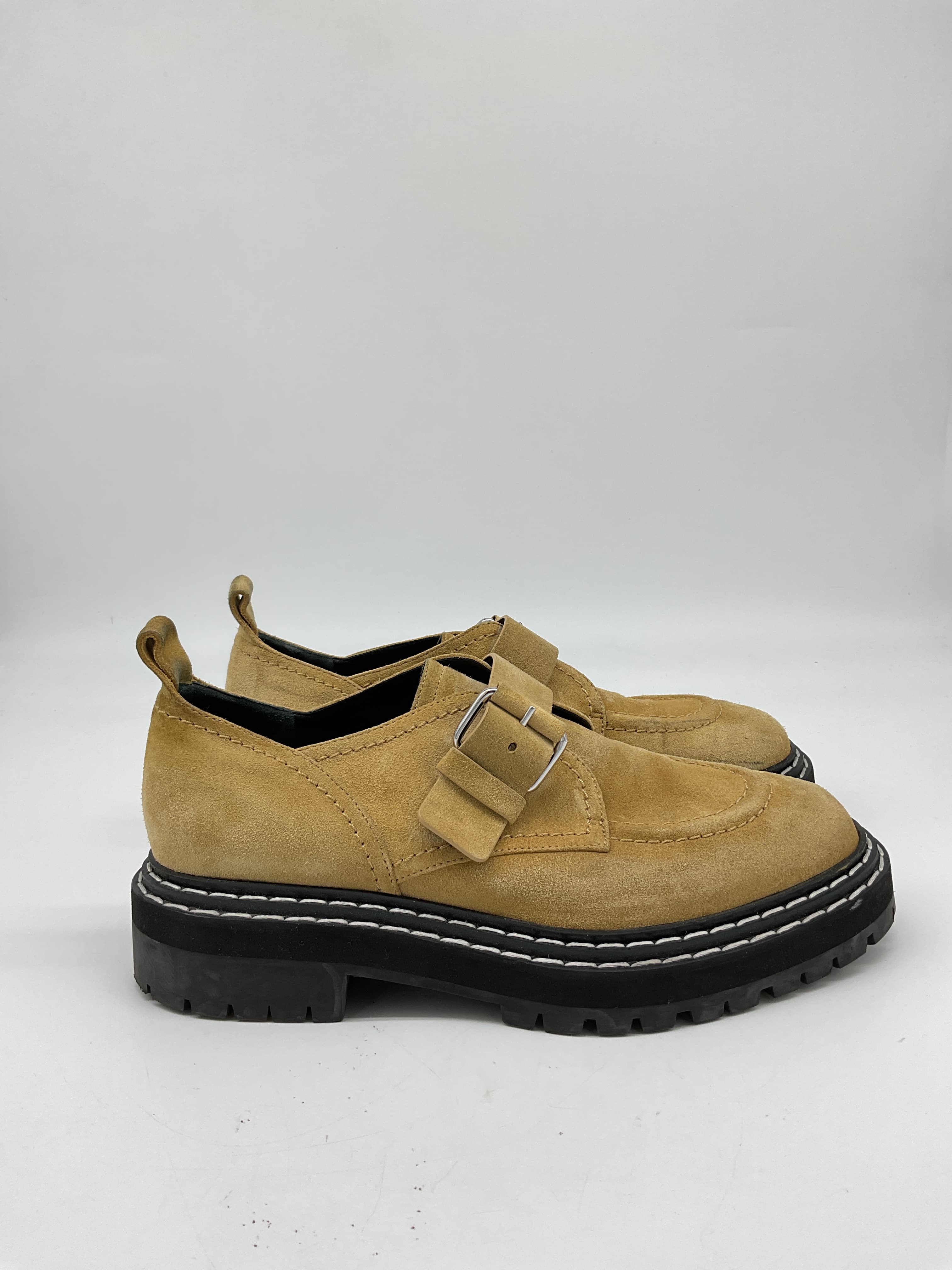 Buckled Suede Loafers - Image 3