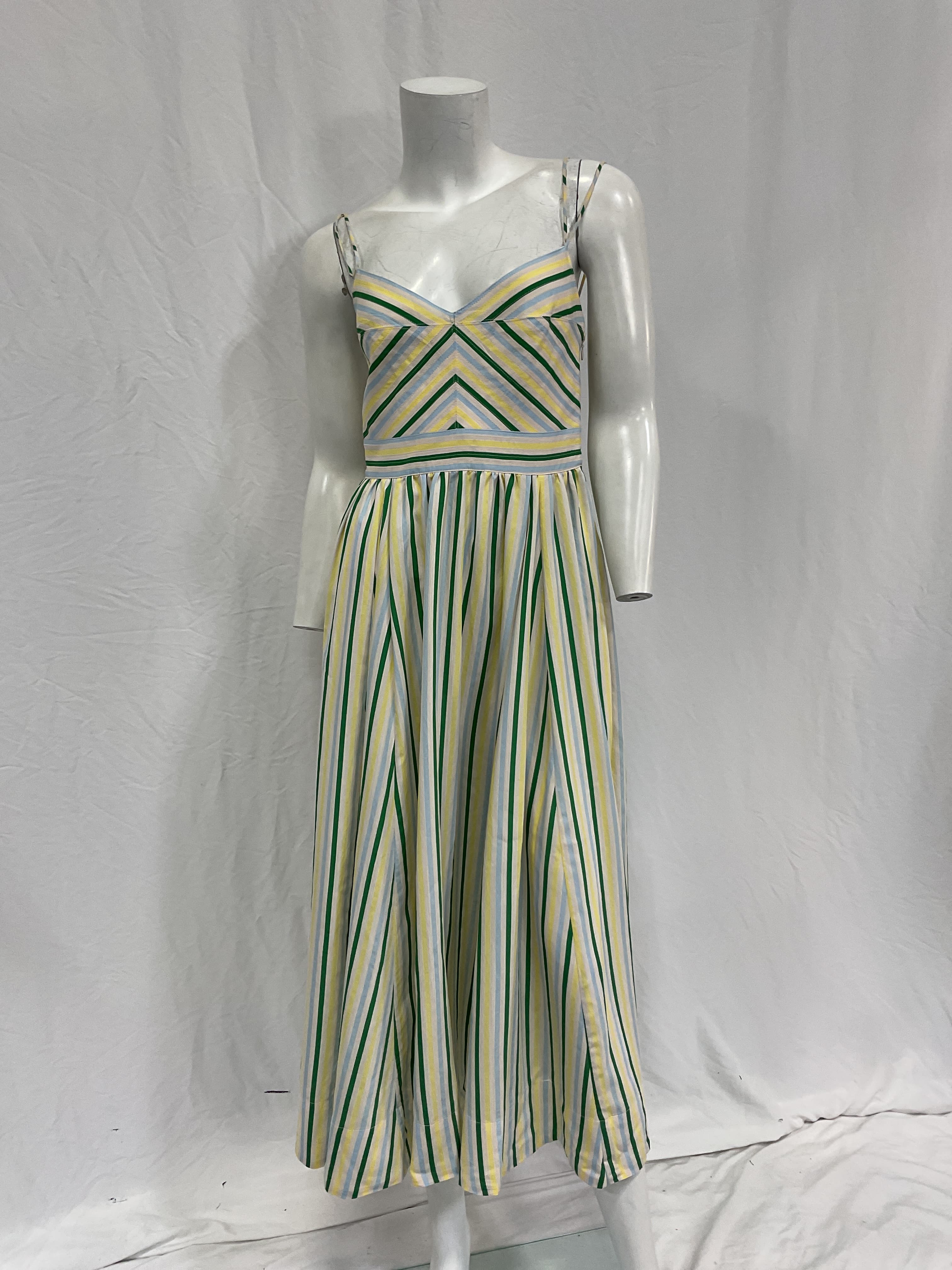 Tracy Striped Voile Maxi Dress - Image 3