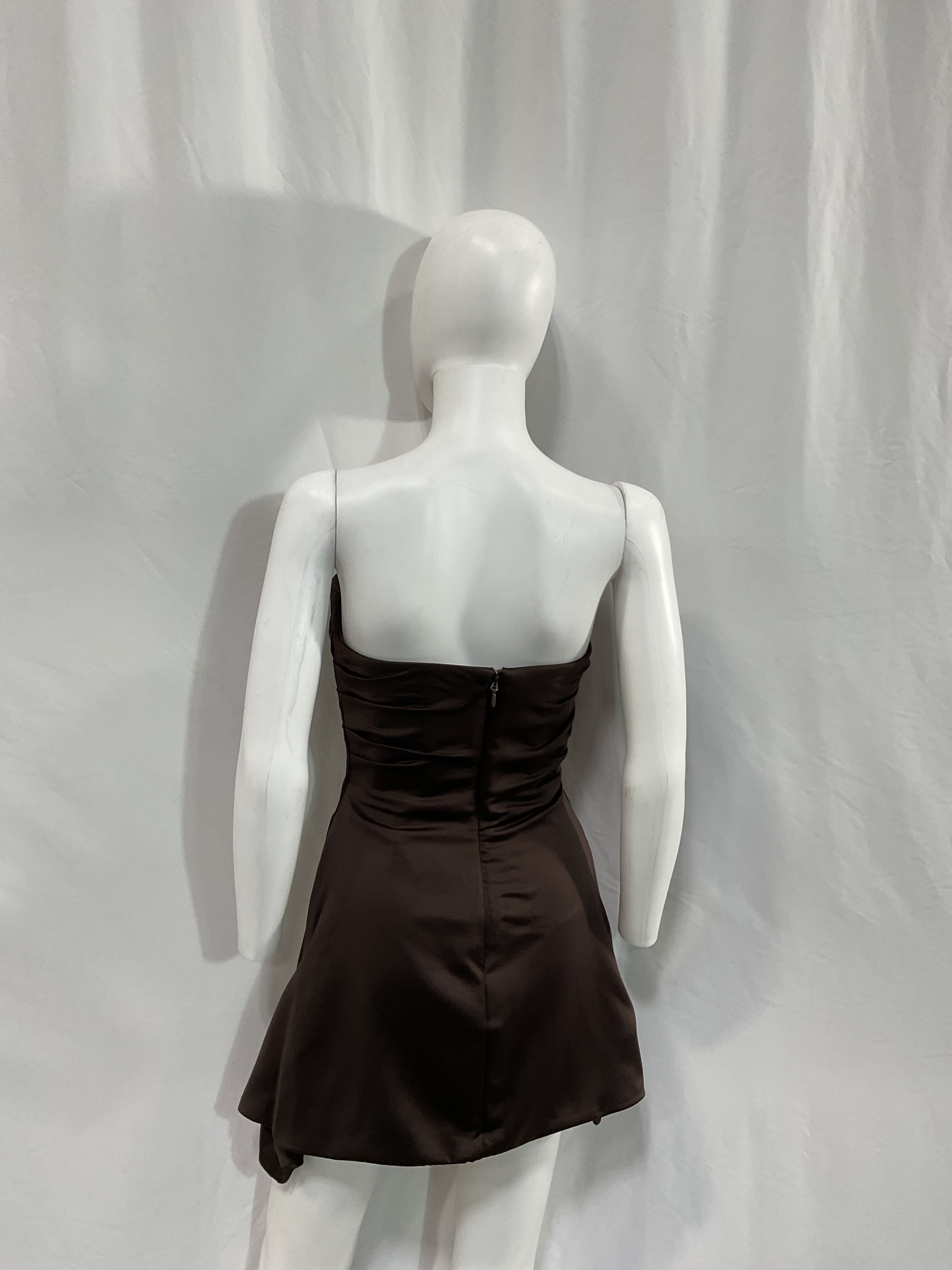 Jasmine Strapless Satin Corset Dress - Image 2