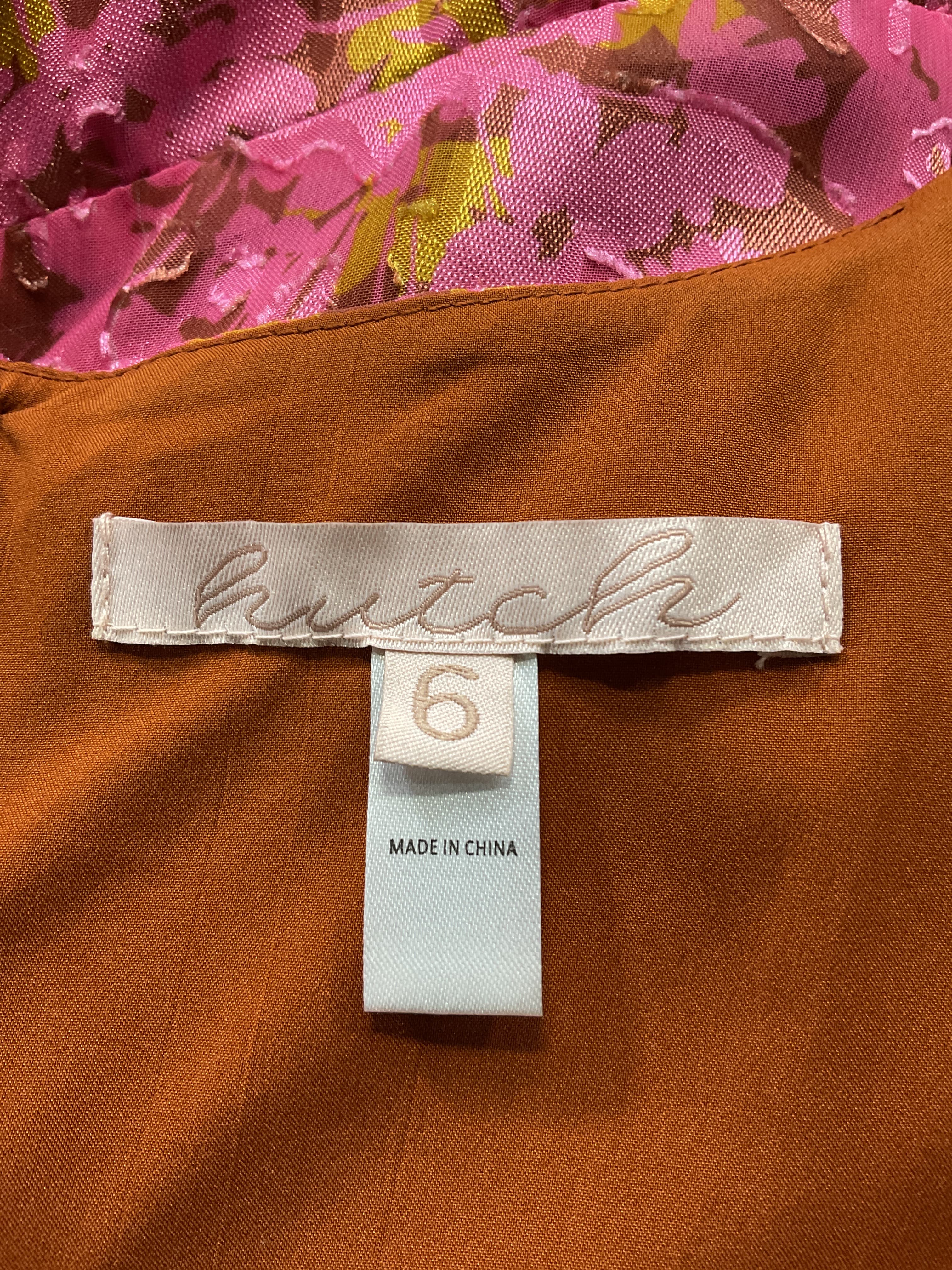 Miah Floral Tiered Ruffle Gown - Image 4