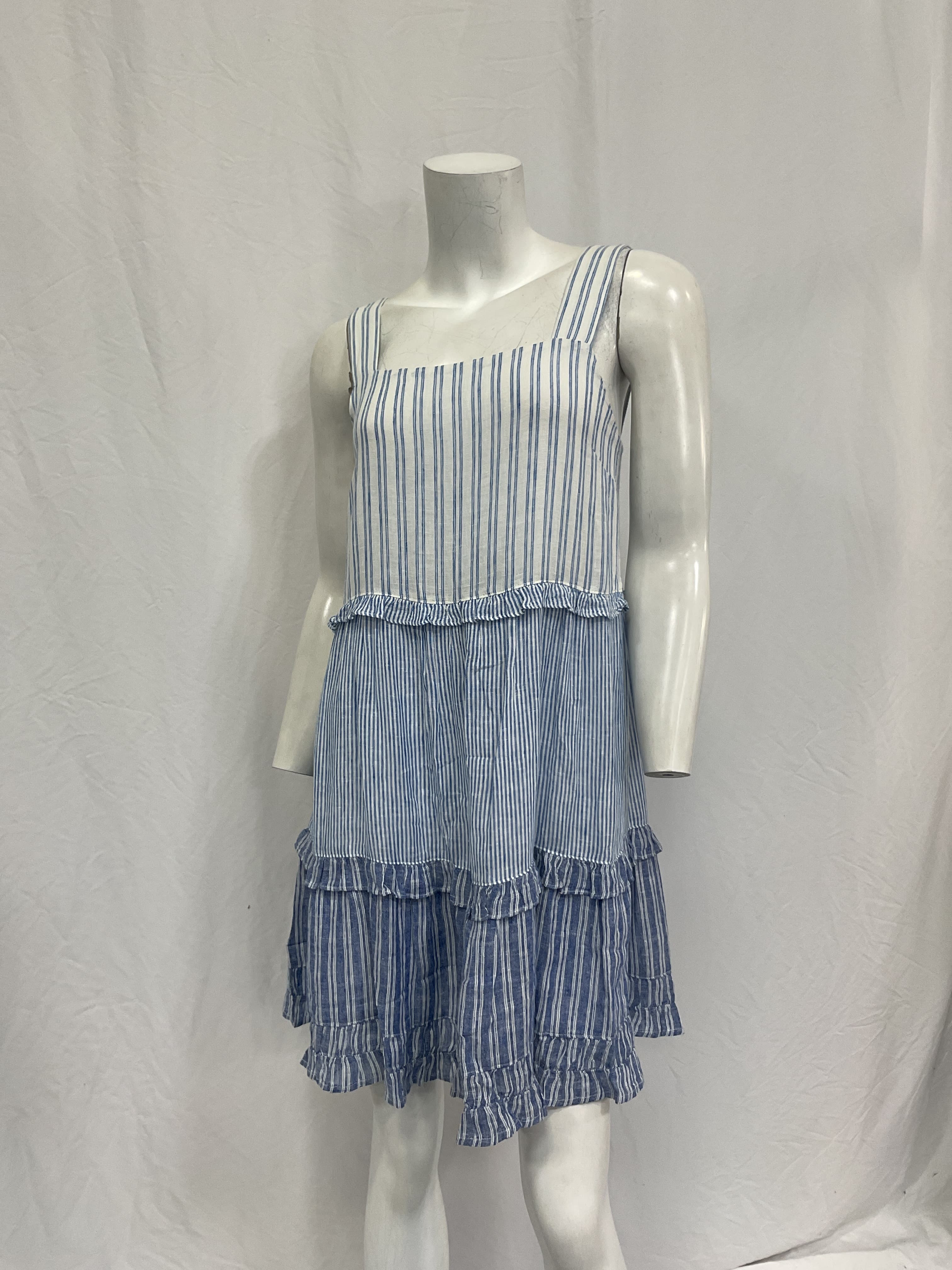 Sandy Stripe Sleeveless Dress - Image 2