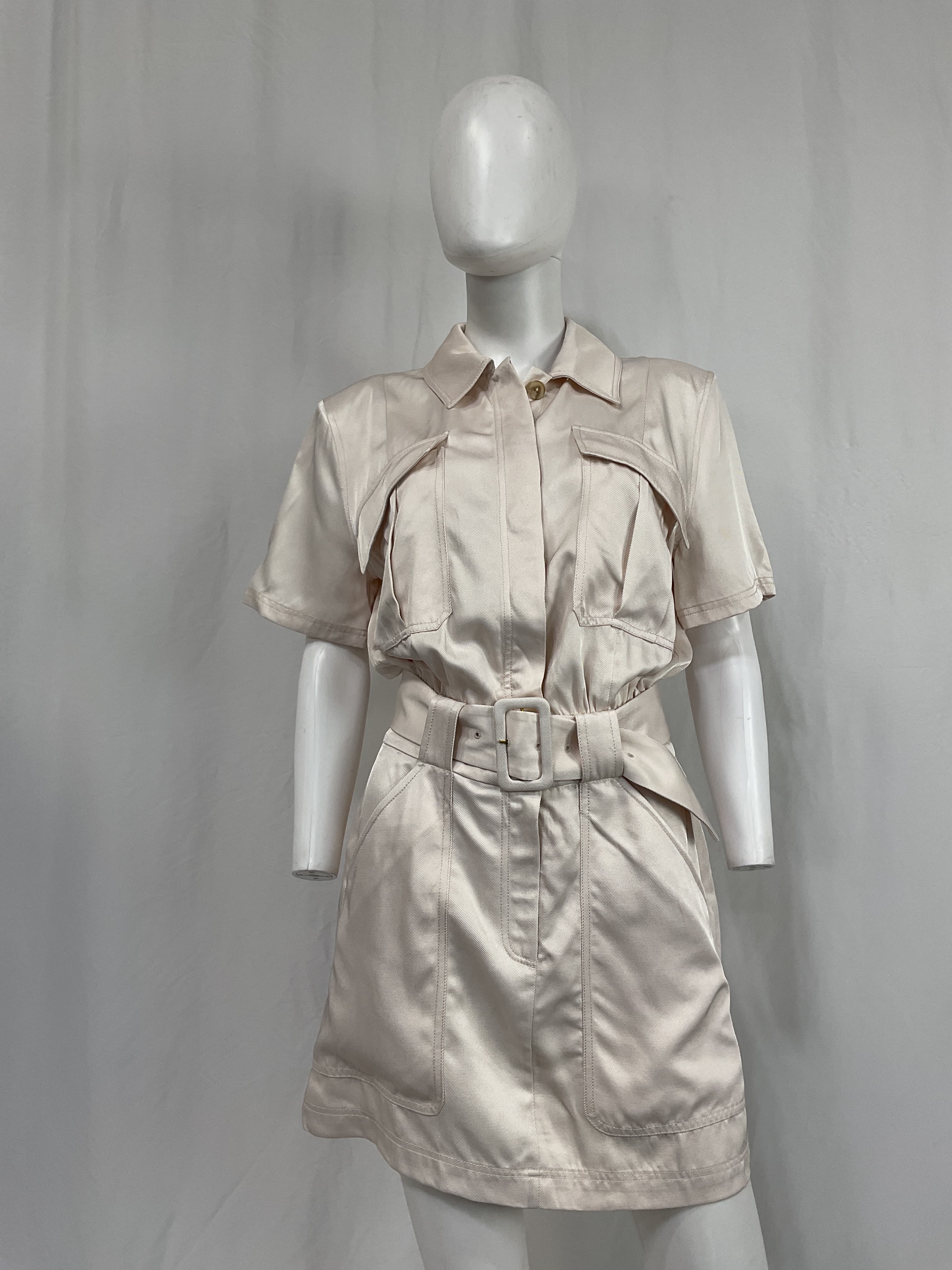 Avery Belted Short Sleeve Mini Dress - Image 3