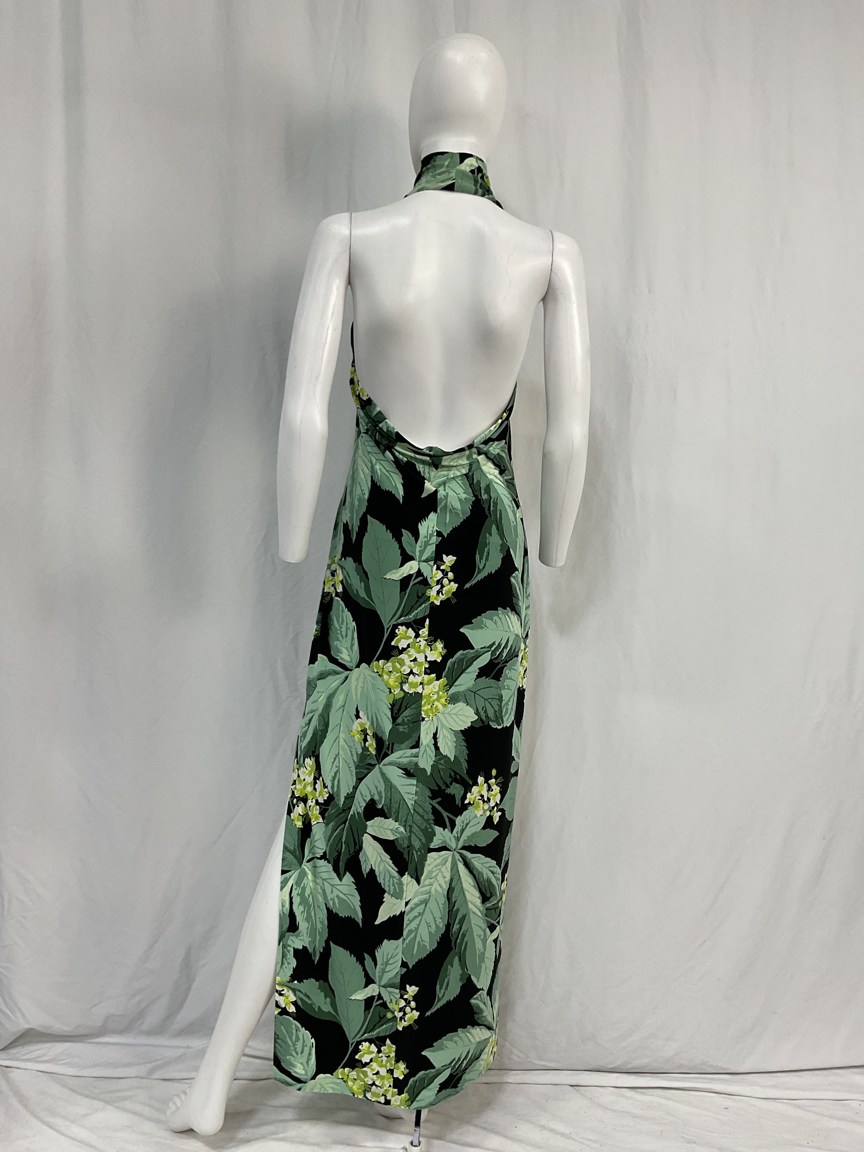 Halter Turtle Side Slit Gown - Image 2