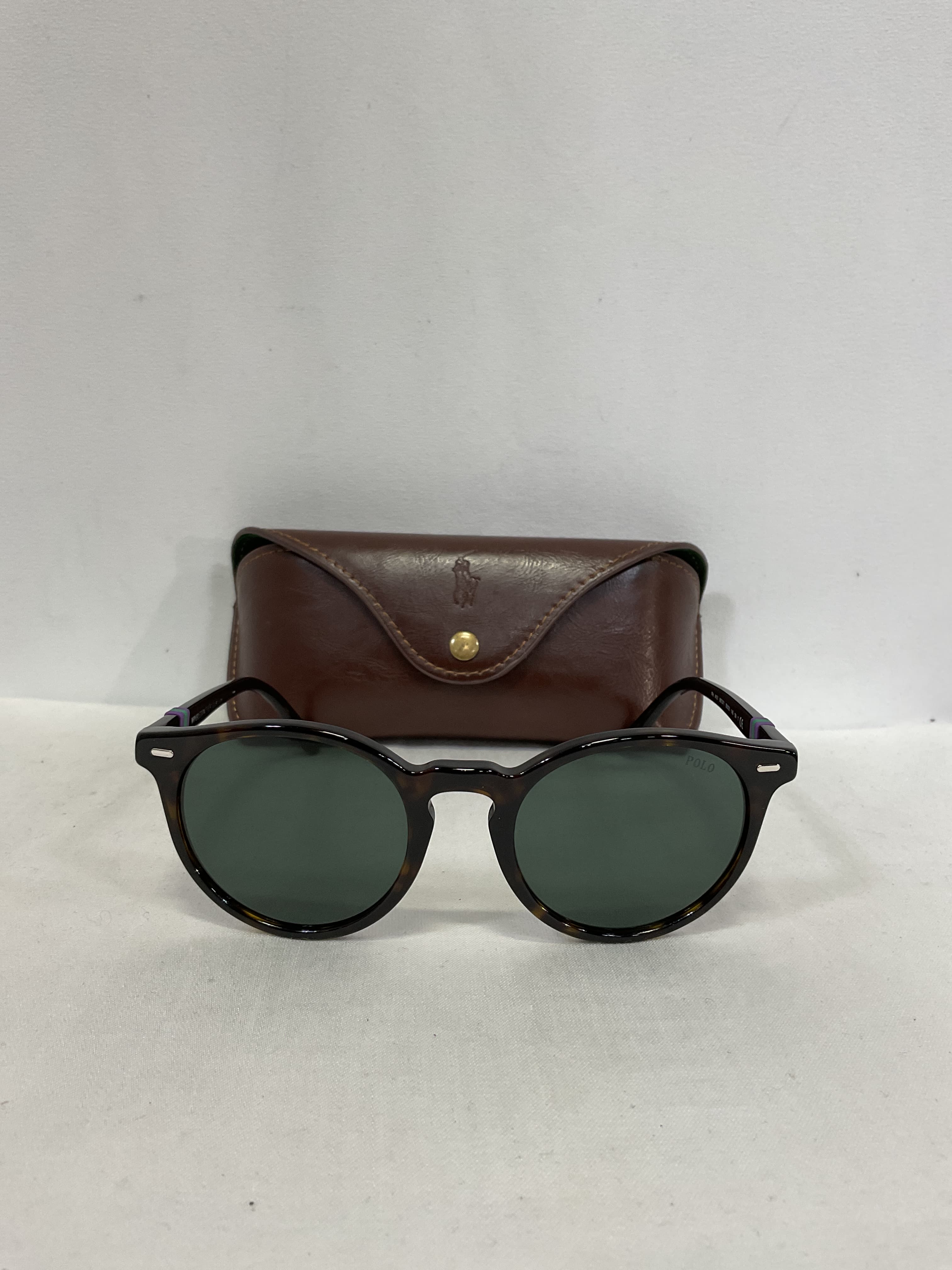 Wimbledon Tortoiseshell Panto Sunglasses - Image 2