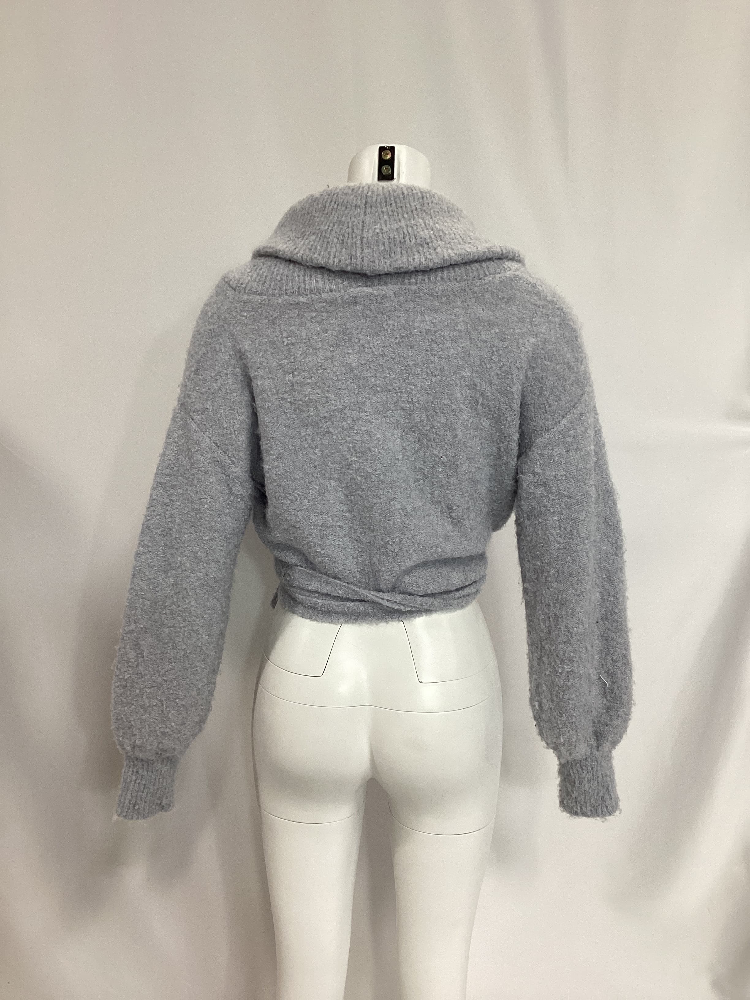 525 Boucle Ballerina Wrap In Sea Wave - Image 4