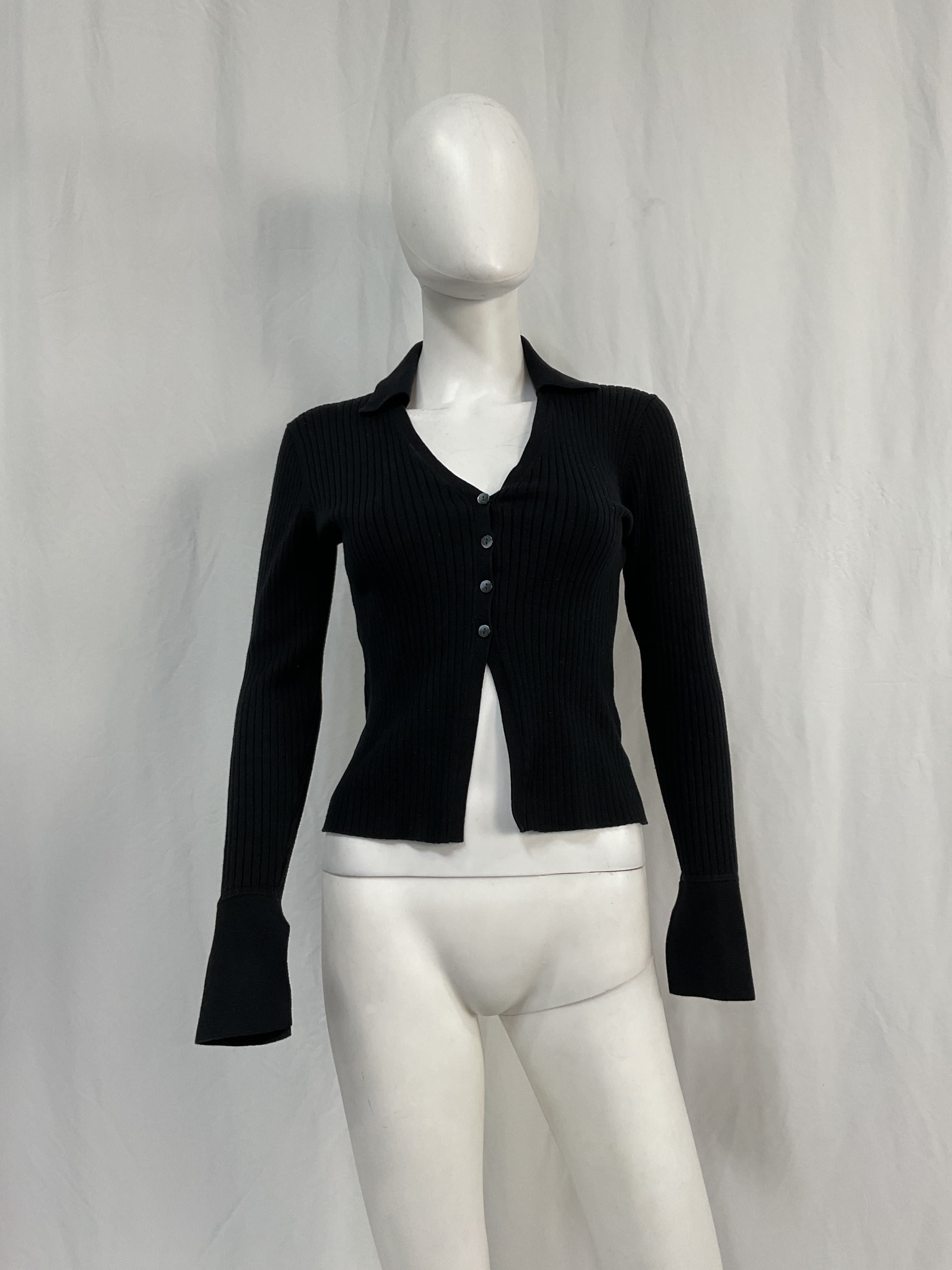 Valentina Ribbed Open Cardigan - Image 2