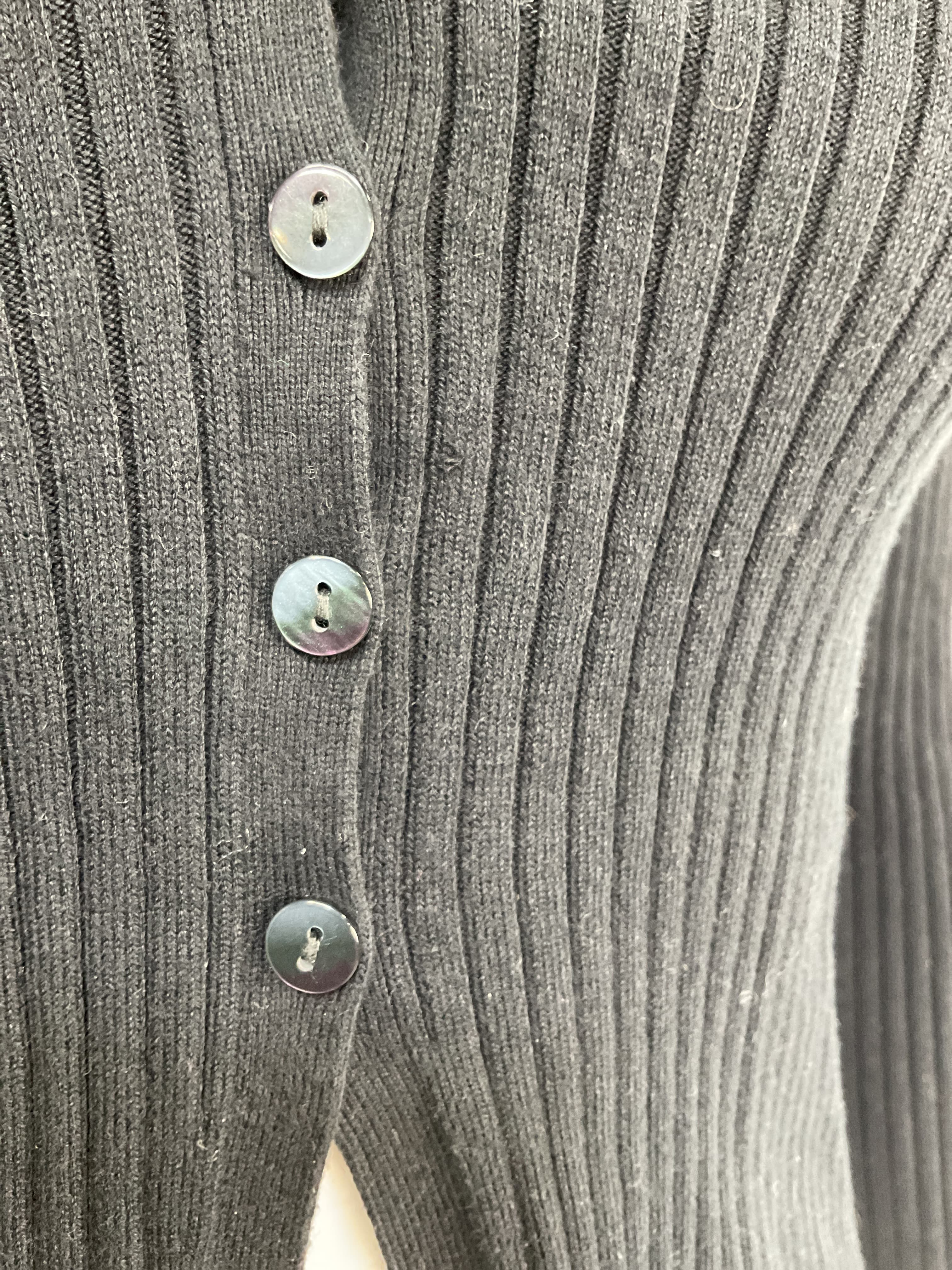 Valentina Ribbed Open Cardigan - Image 3