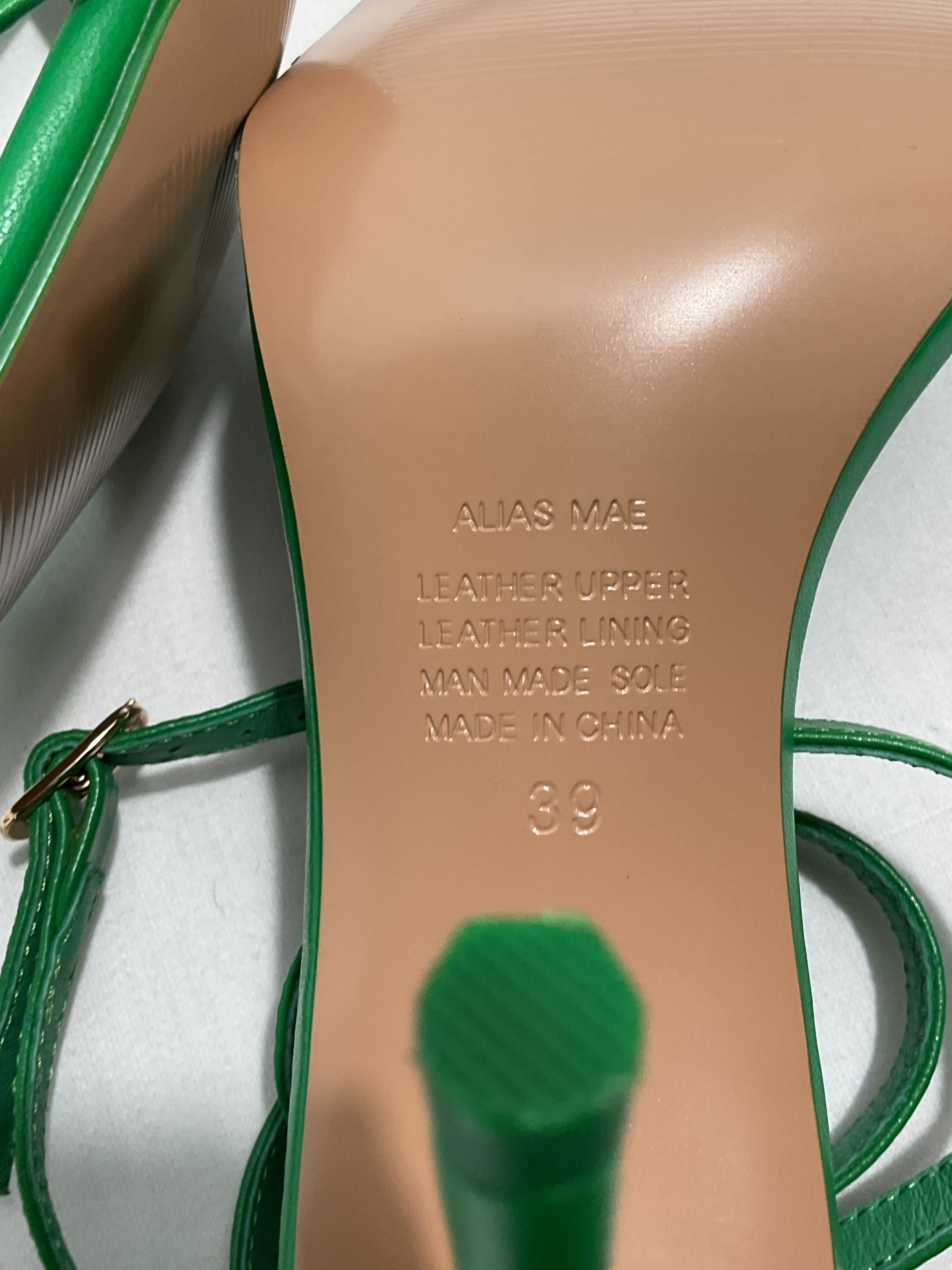 Miffy Heel In Highlighter Green - Image 2