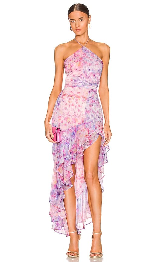 Amanda Uprichard X Revolve Carlina Dress In Cotton Candy - Image 1