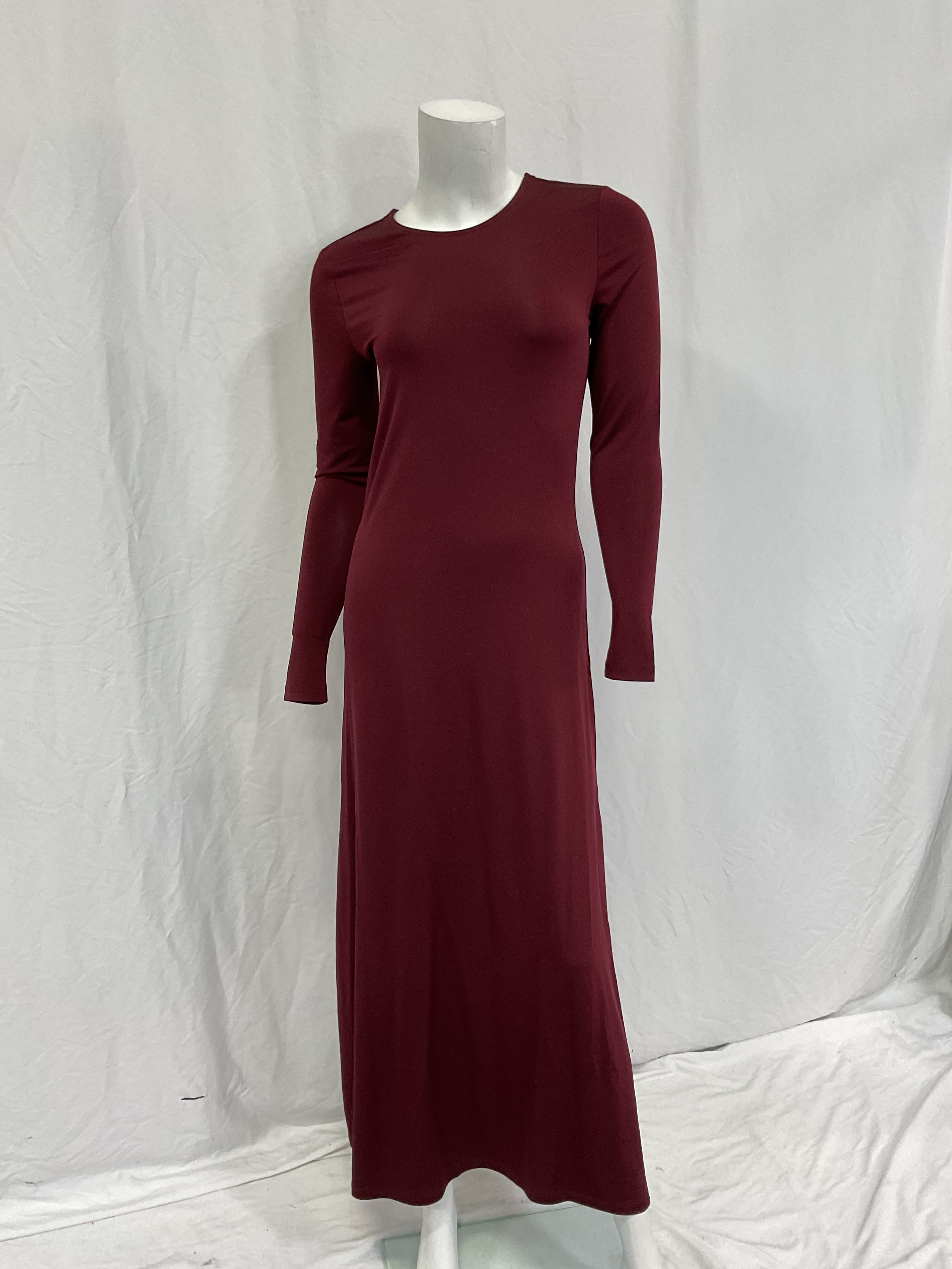 Katlyn Maxi Dress In Winter Orchid Red - Image 2