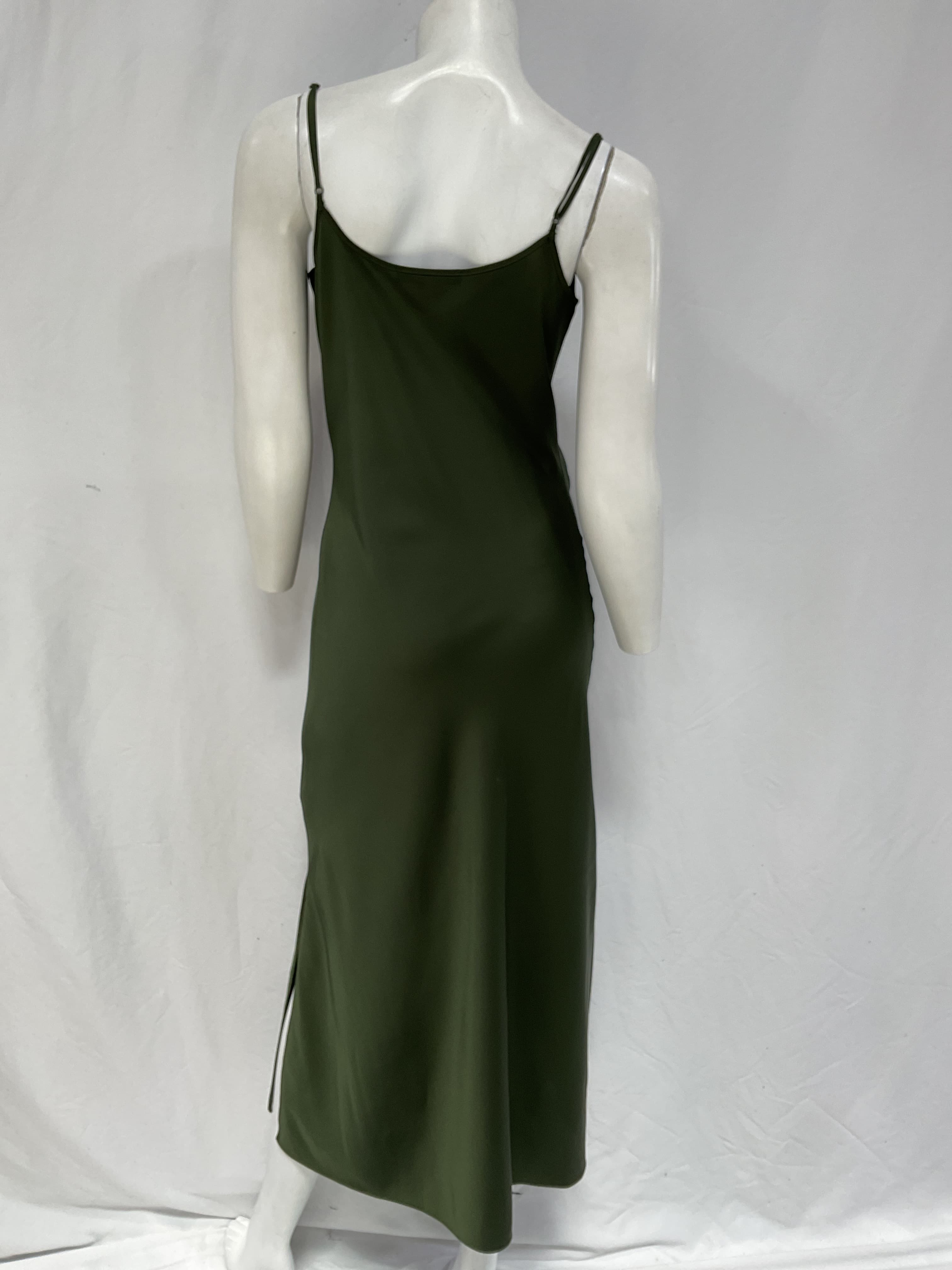 Hadley Dress In Forest Green - Image 3