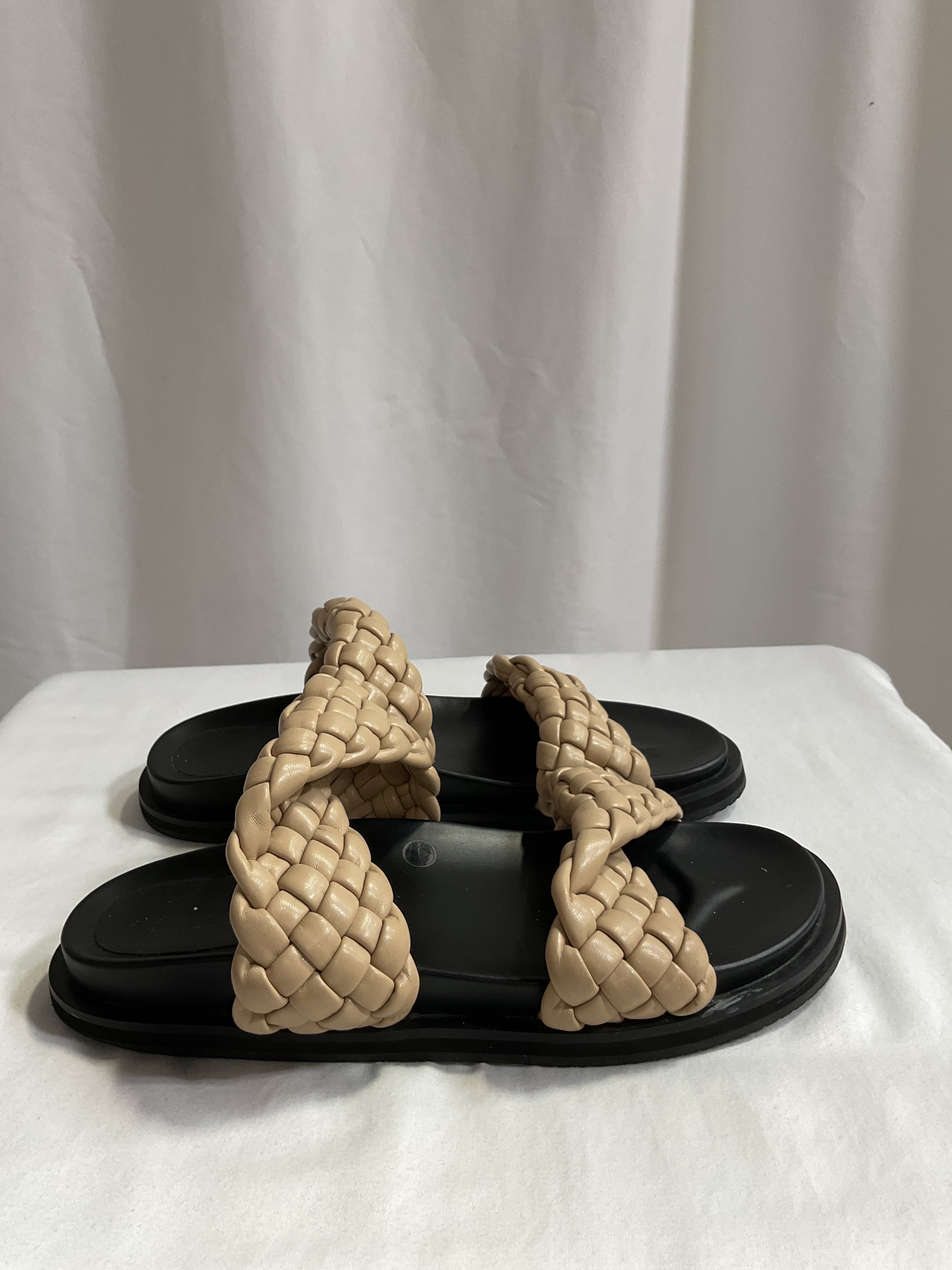 Soleis Slide Sandal In Natural - Image 2