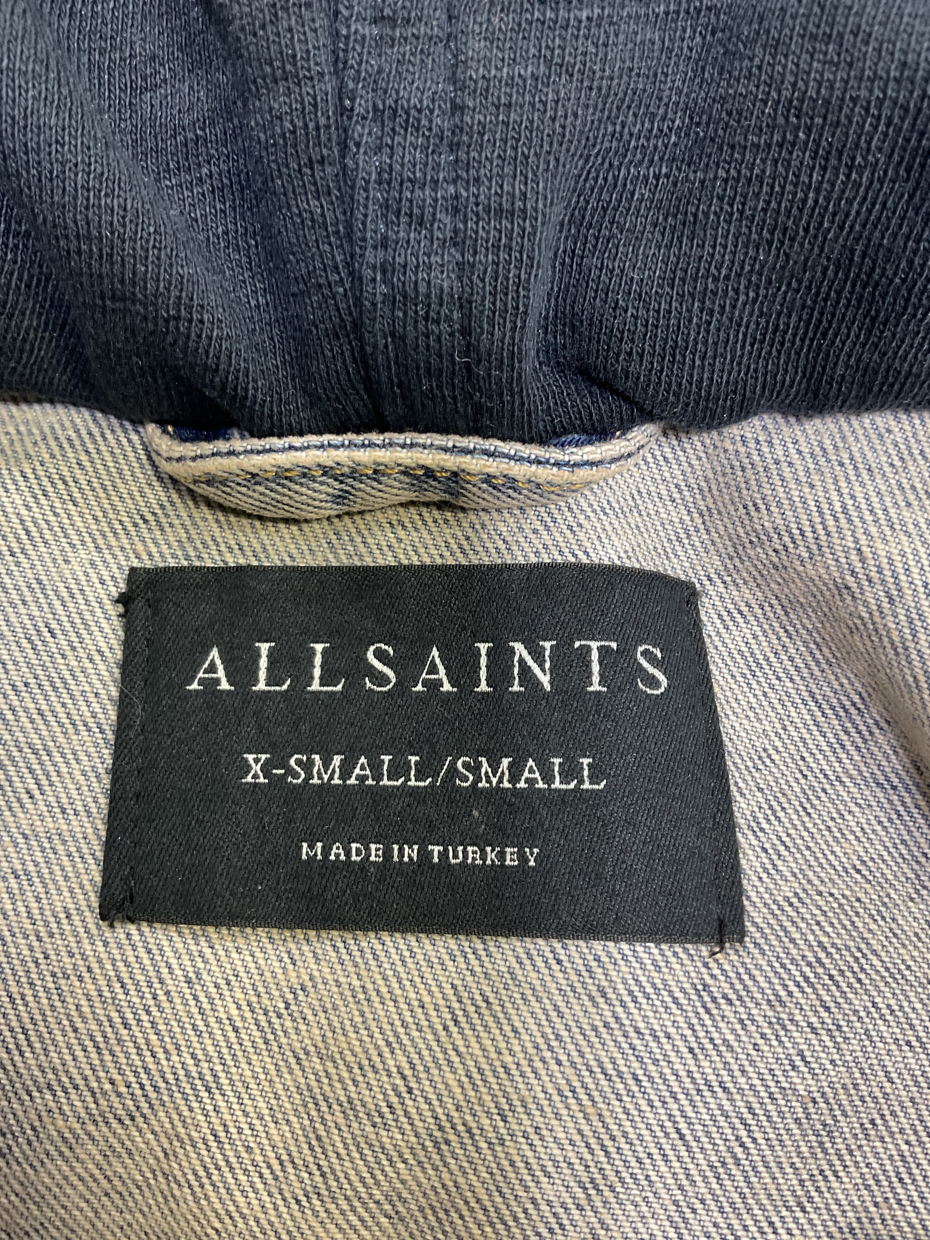 Milena Hooded Jacket In Indigo Blue - Image 2