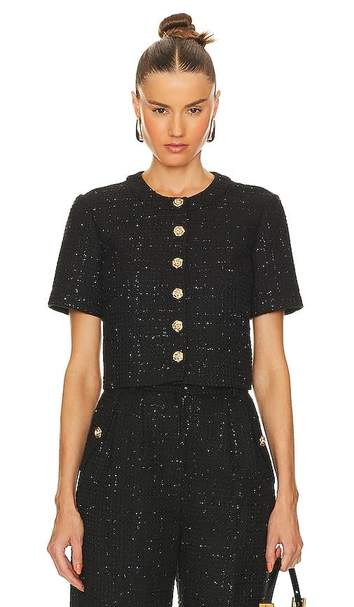 Braswell Top In Watkins Tweed - Image 2
