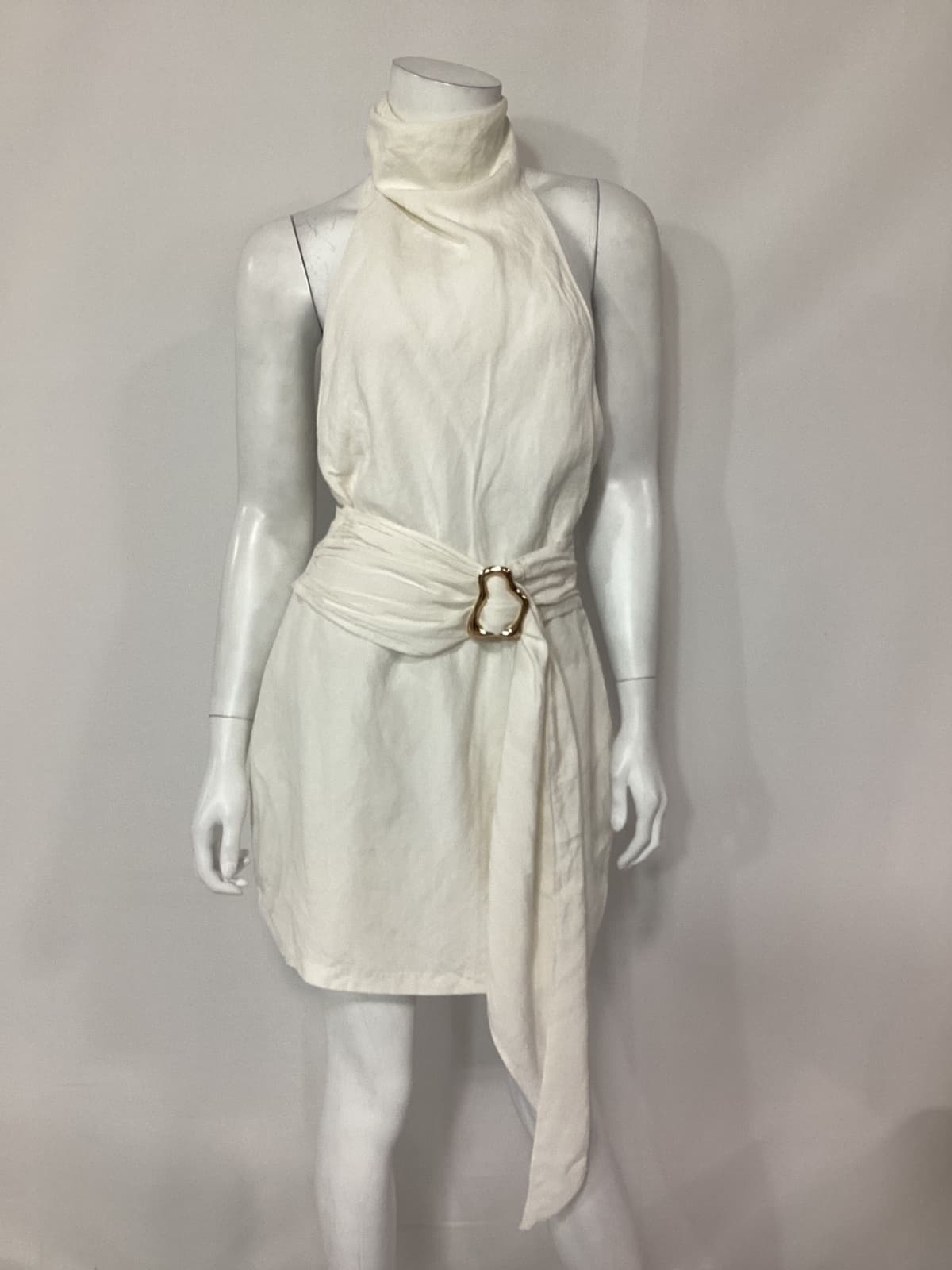 Calais Dress In White - Image 2