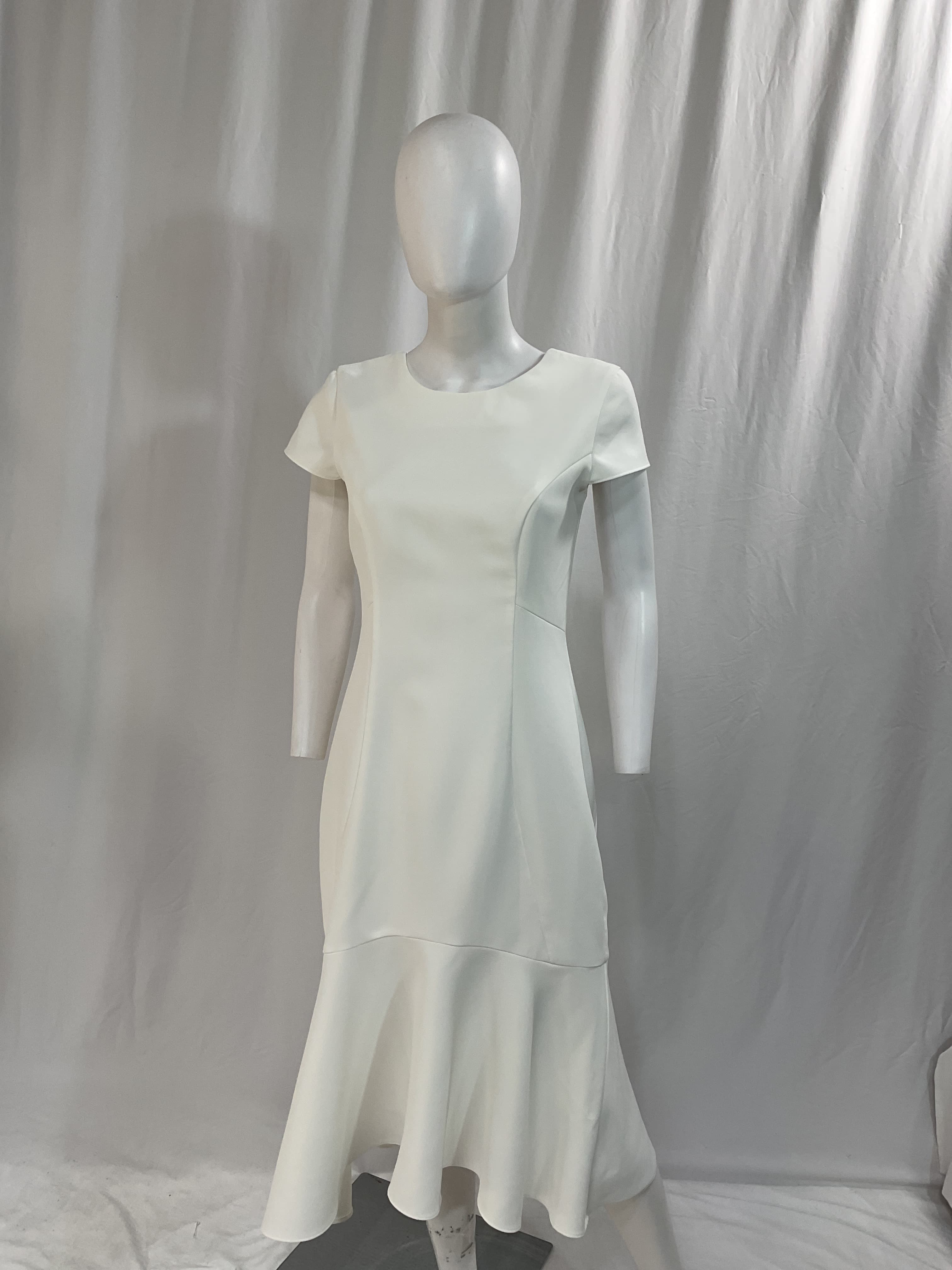 Evalina Dress In Ivory - Image 4