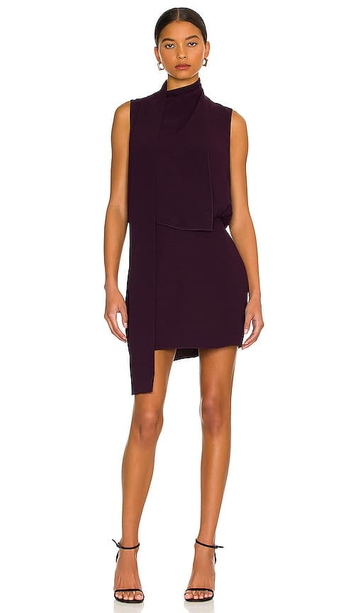 Philippe Dress In Black Cherry - Image 1