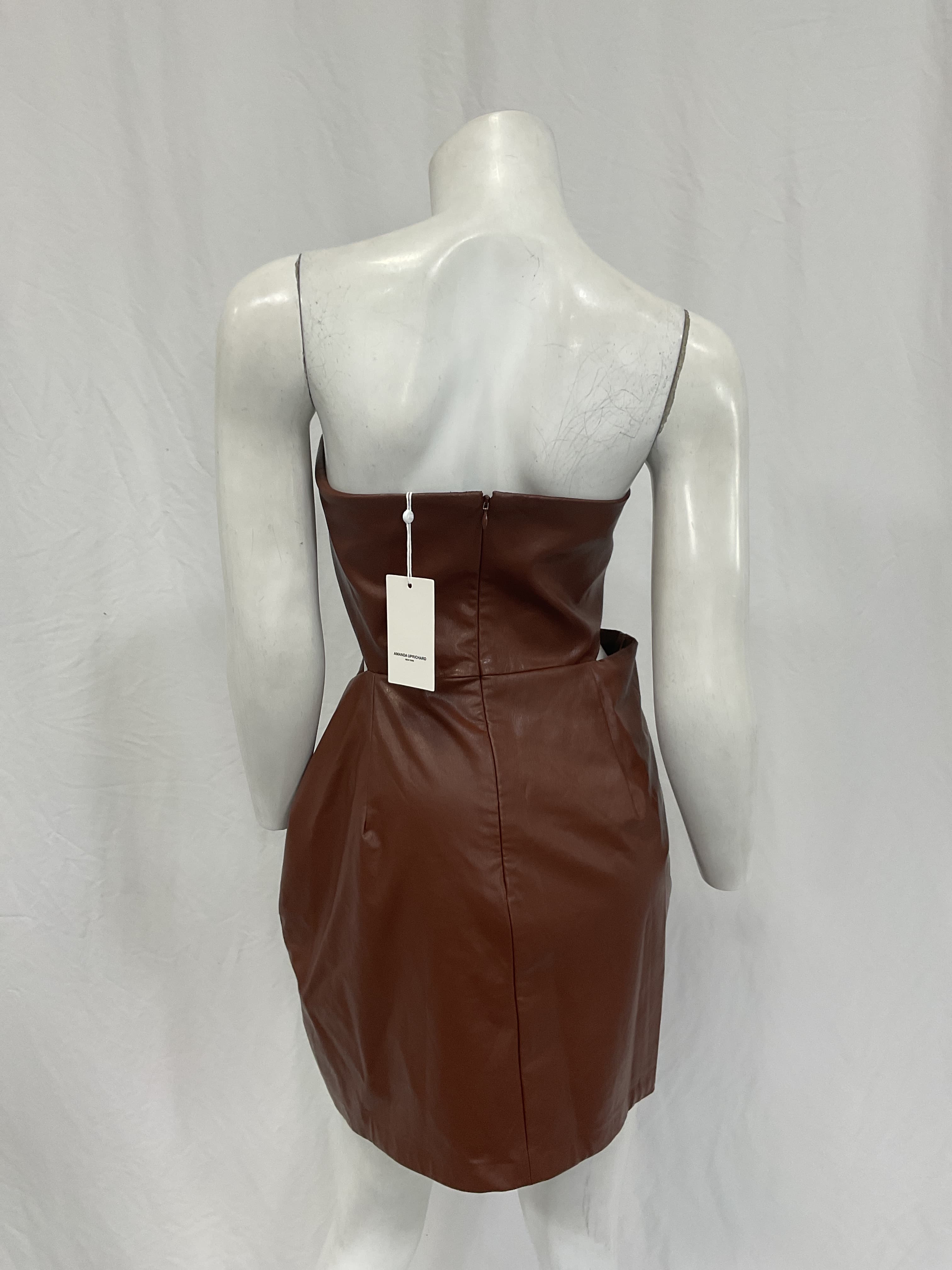 Kloss Mini Dress In Brown - Image 2
