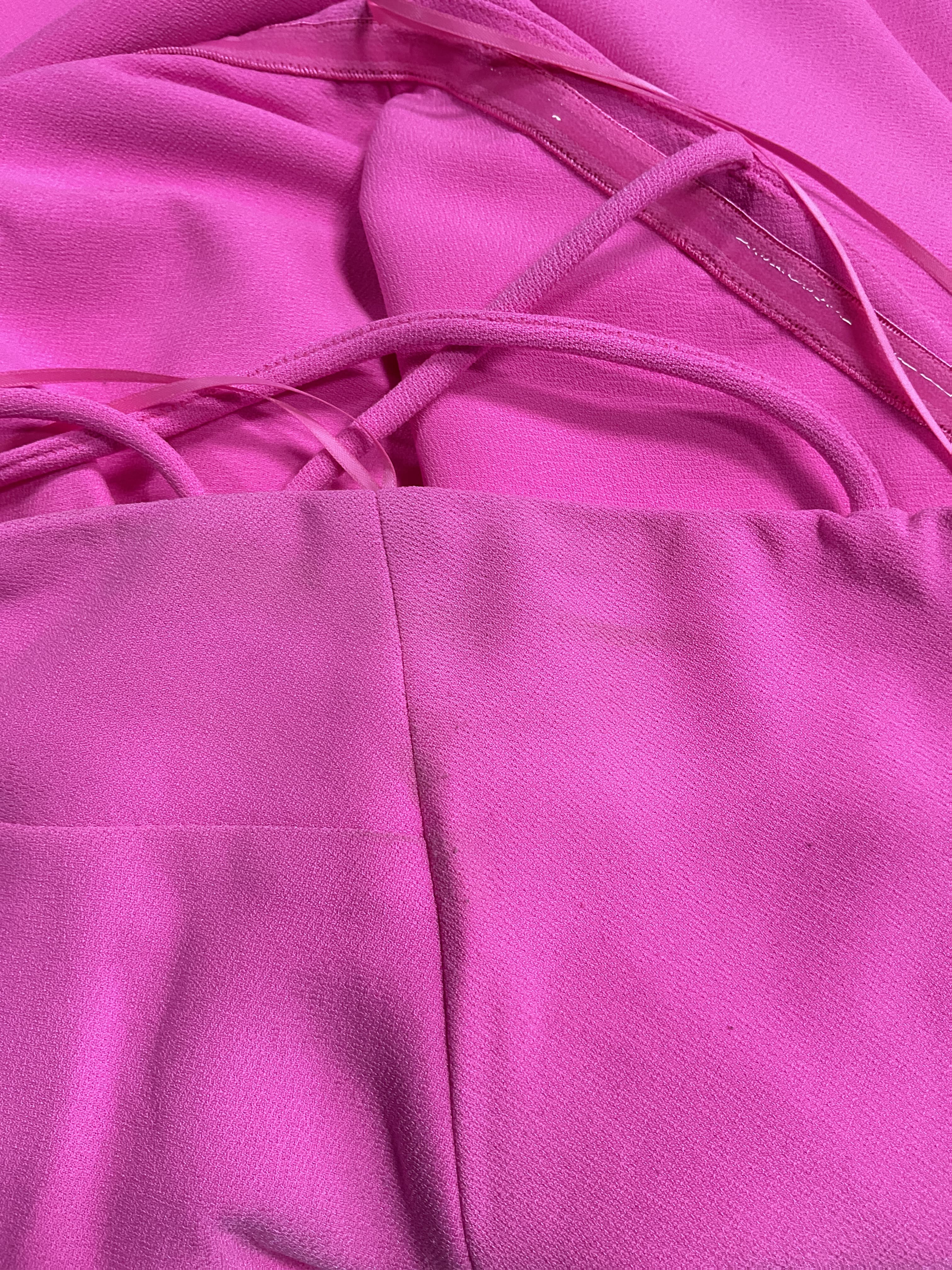 Ronit Dress In Shocking Pink - Image 2