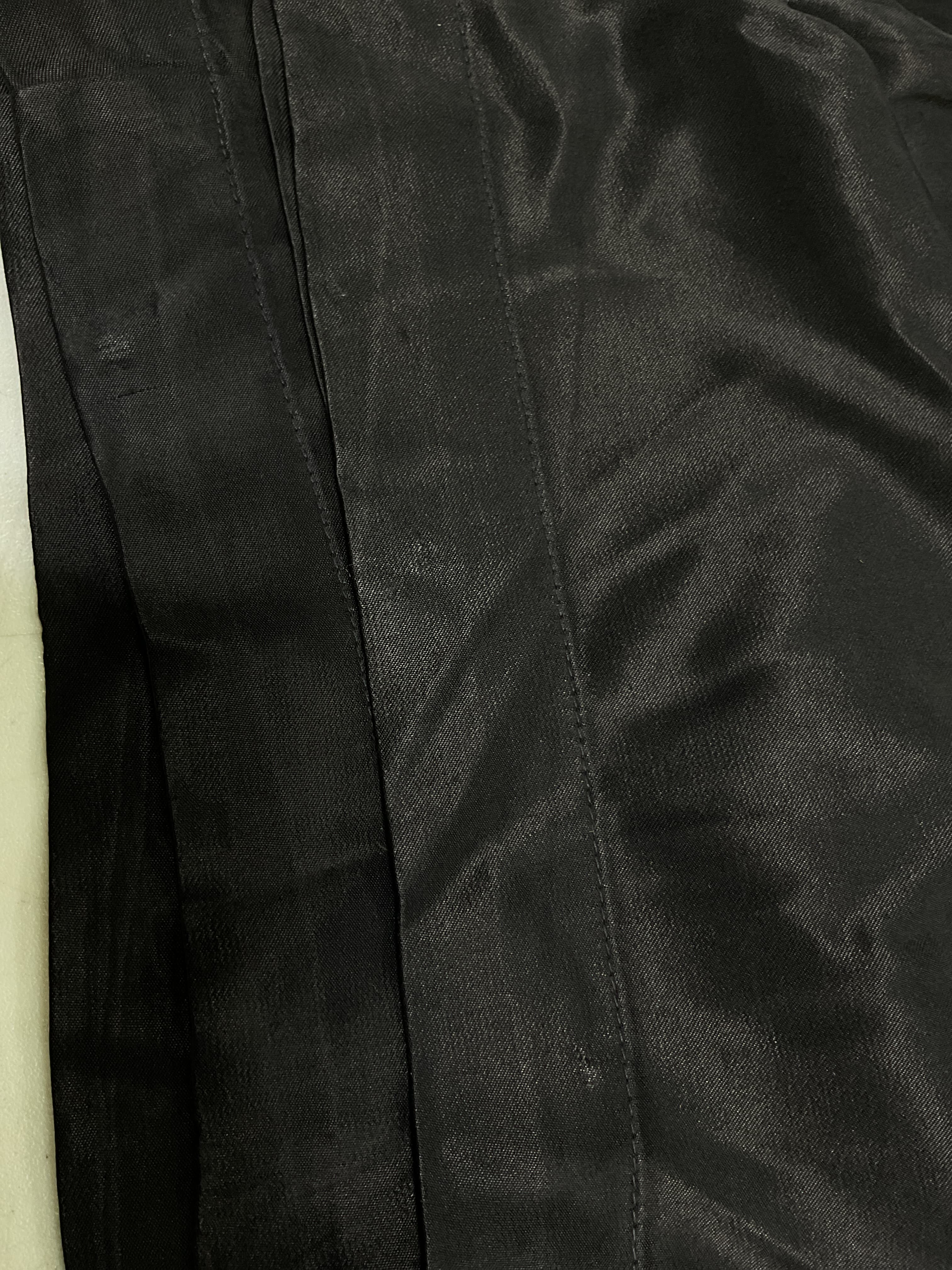 Pleat Front Wide Leg Pants In Black - Image 2