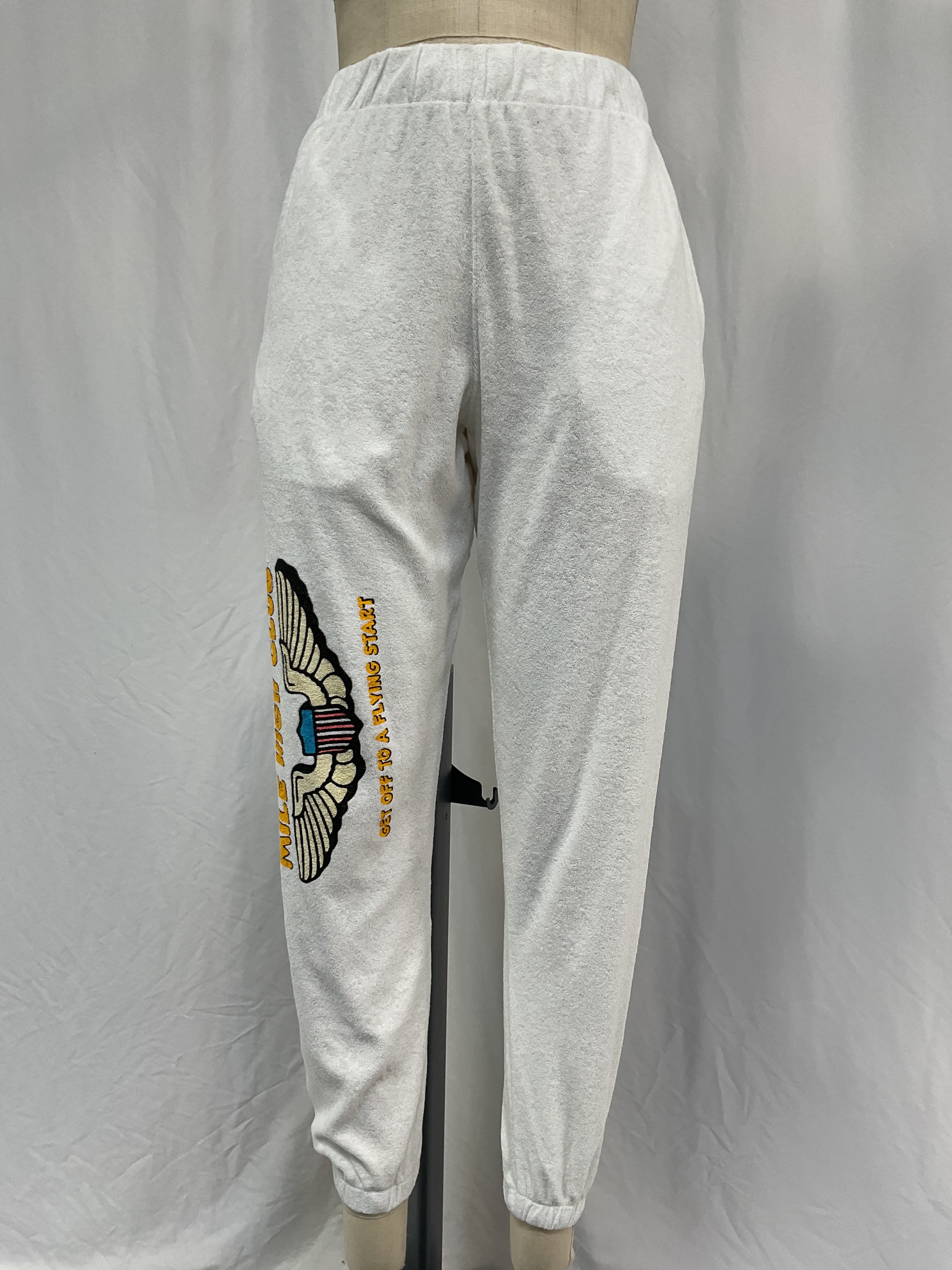 Spread Your Wings Sweatpants In Ivory - Image 2