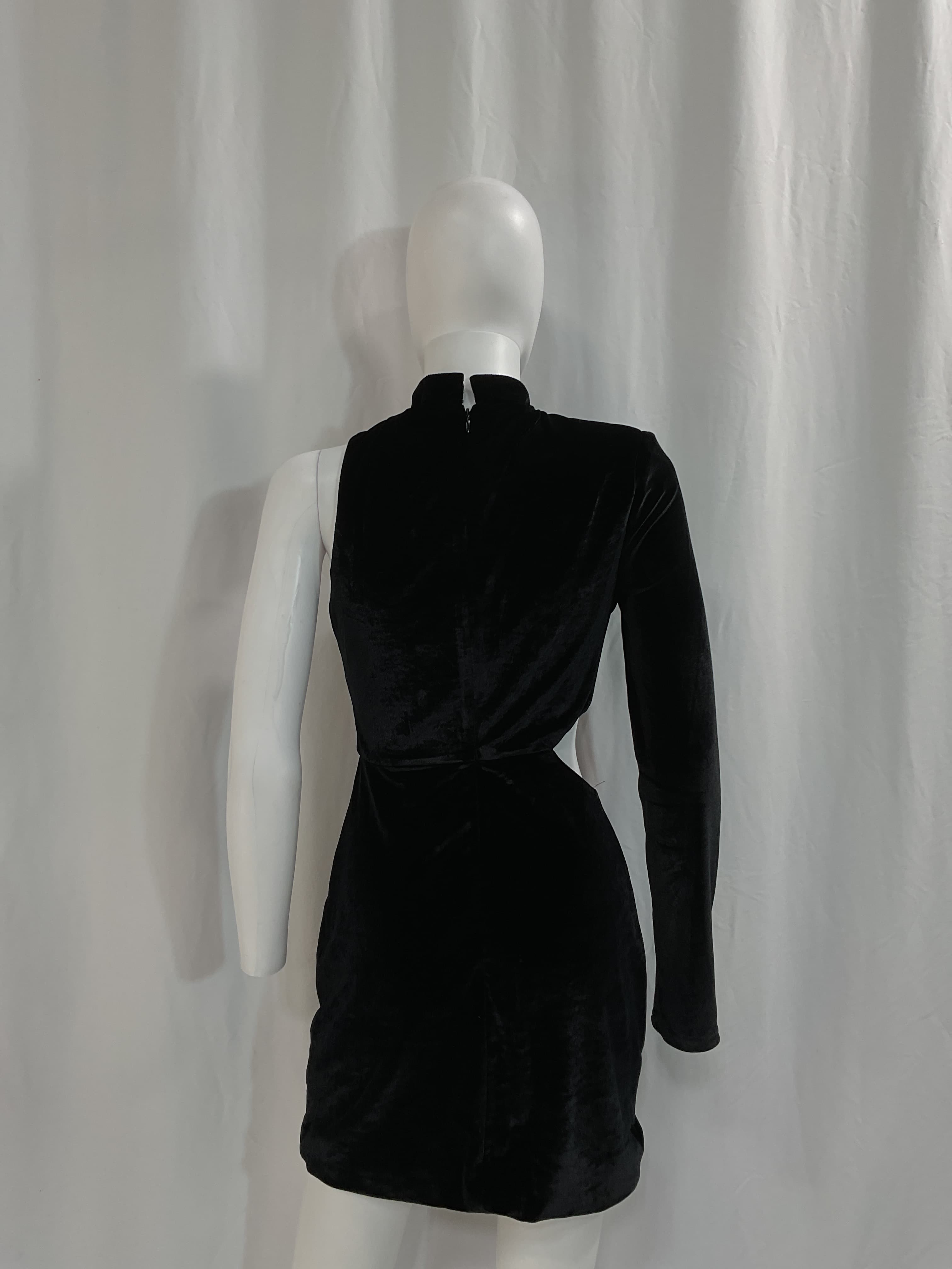 Stella Velour Mini Dress - Image 2