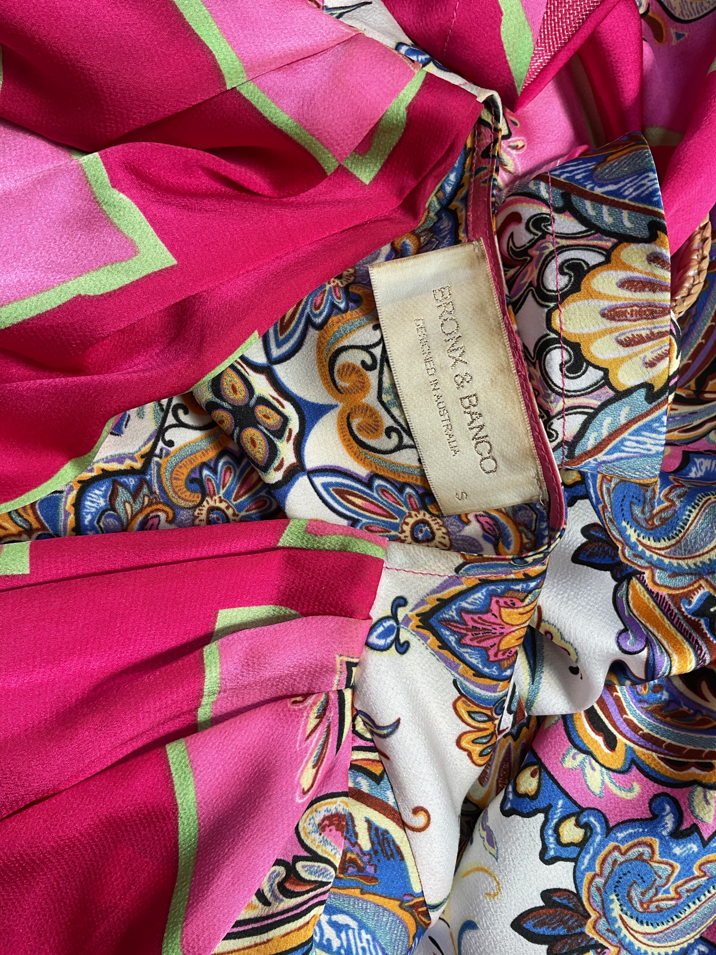 Bedouin Mini Dress In Pink & Multi - Image 2