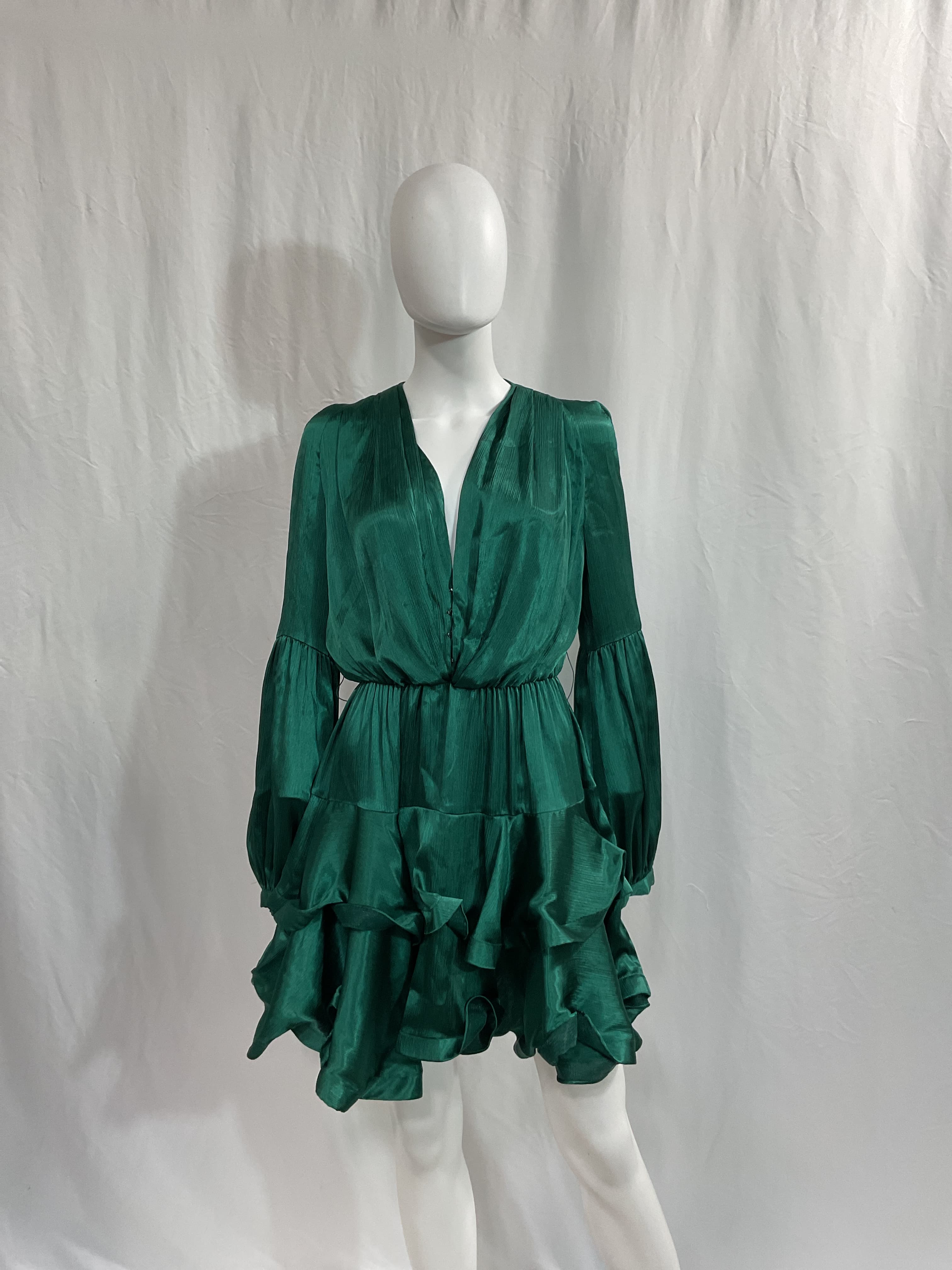 Bronx And Banco X Revolve Bedouin Mini Dress In Emerald - Image 2