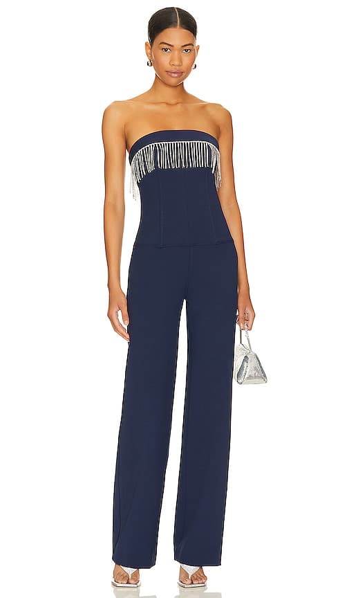 Indigo Jumpsuit In Navy - Image 1