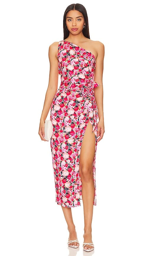 Nanu Dress In Hyper Blossom - Image 1