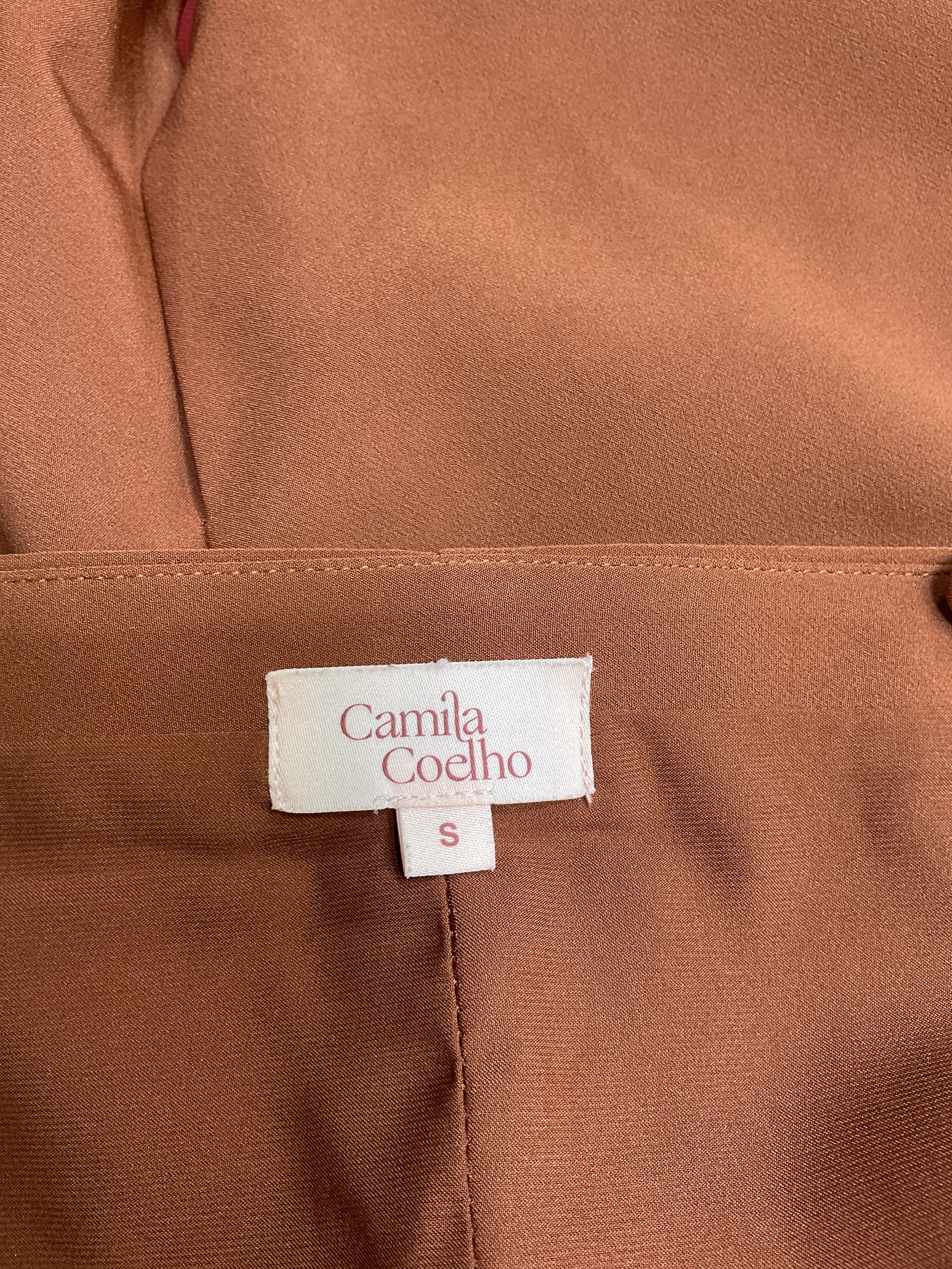 Ember Blazer Top In Brown - Image 4
