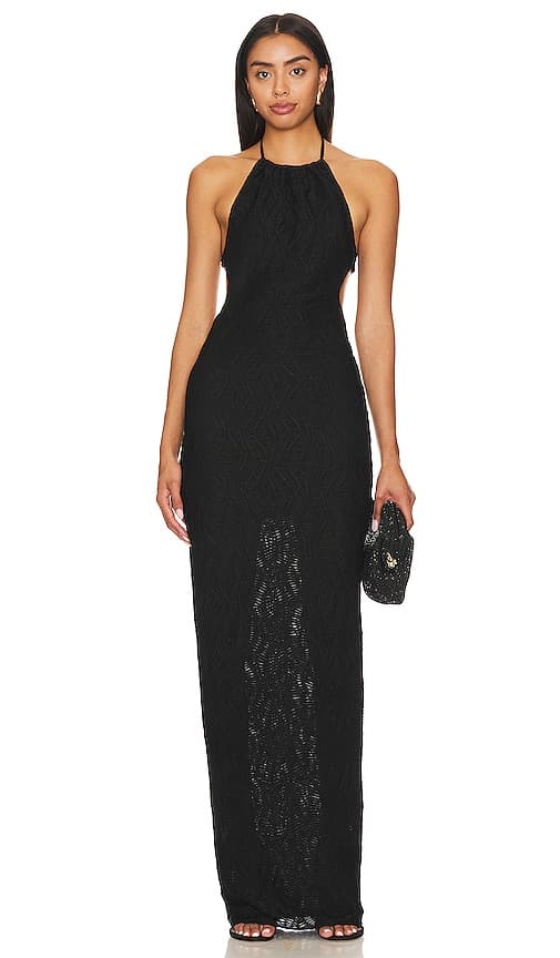 Mason Maxi Dress In Black - Image 1