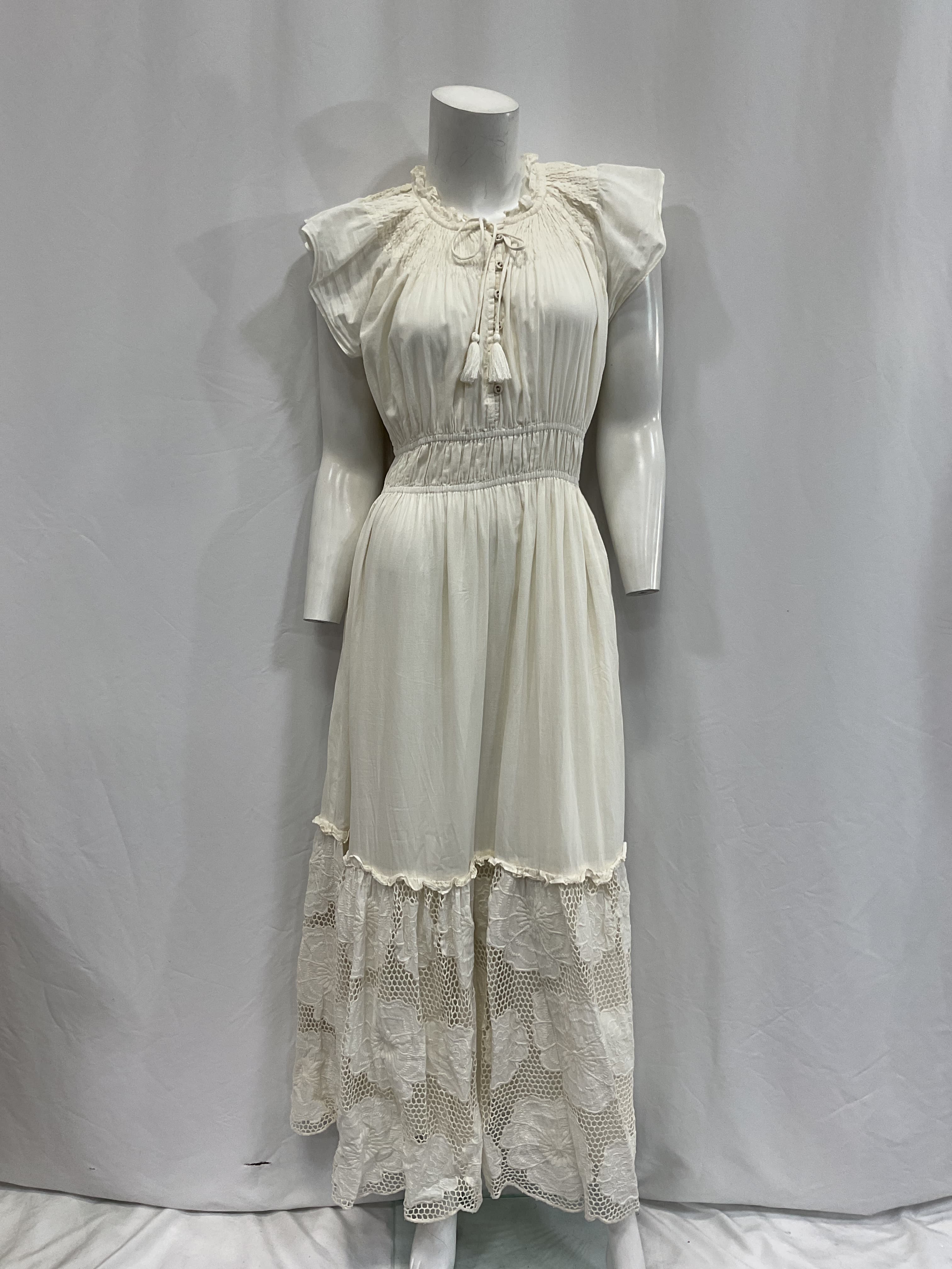 Kirsten Maxi Dress In Ivory - Image 4