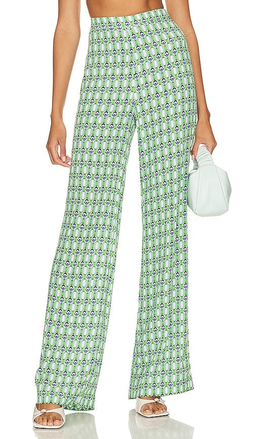 The Friday Pant In Retro Mosaic Print - Image 1