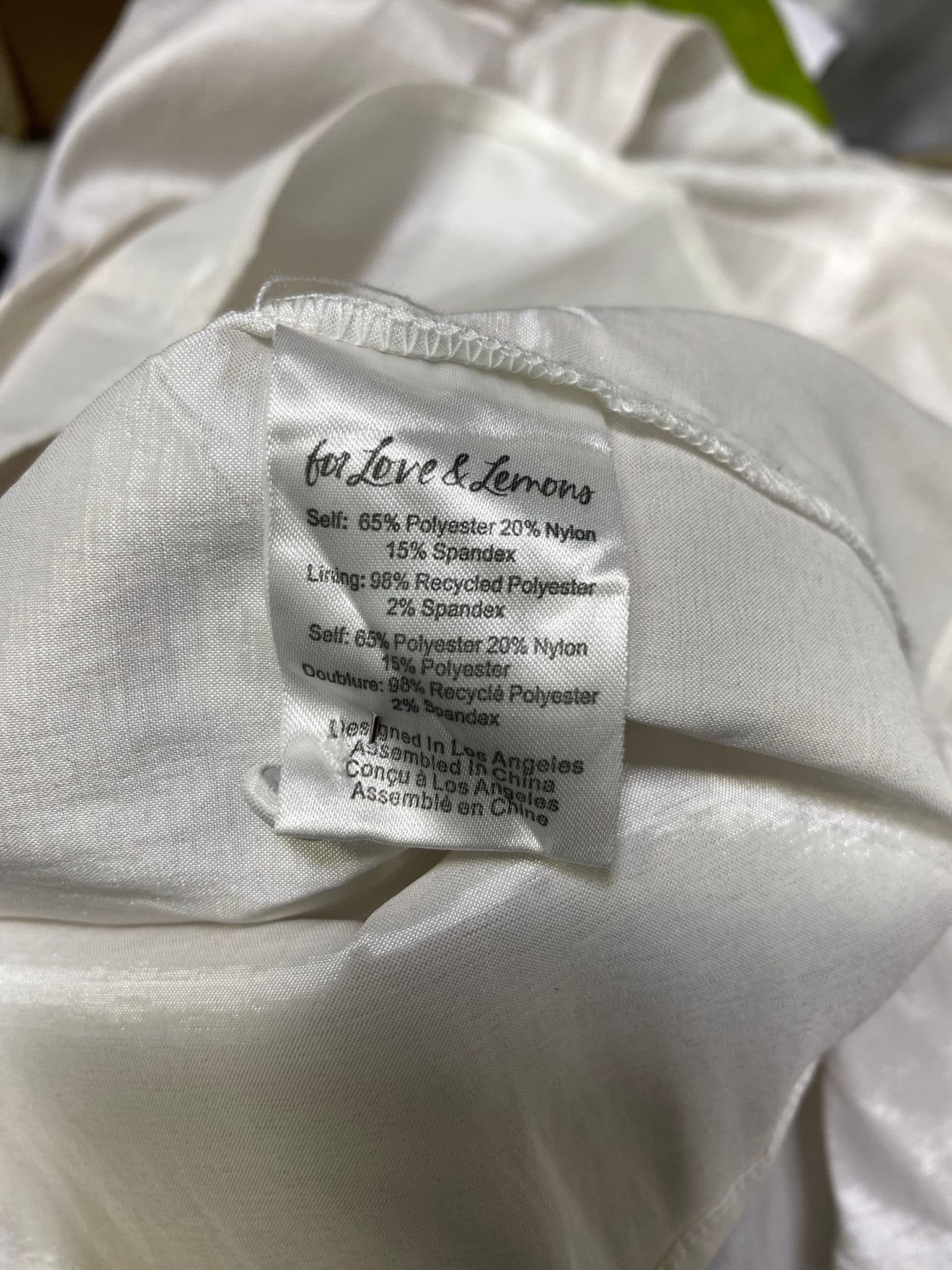 Etta Mini Dress In White - Image 3