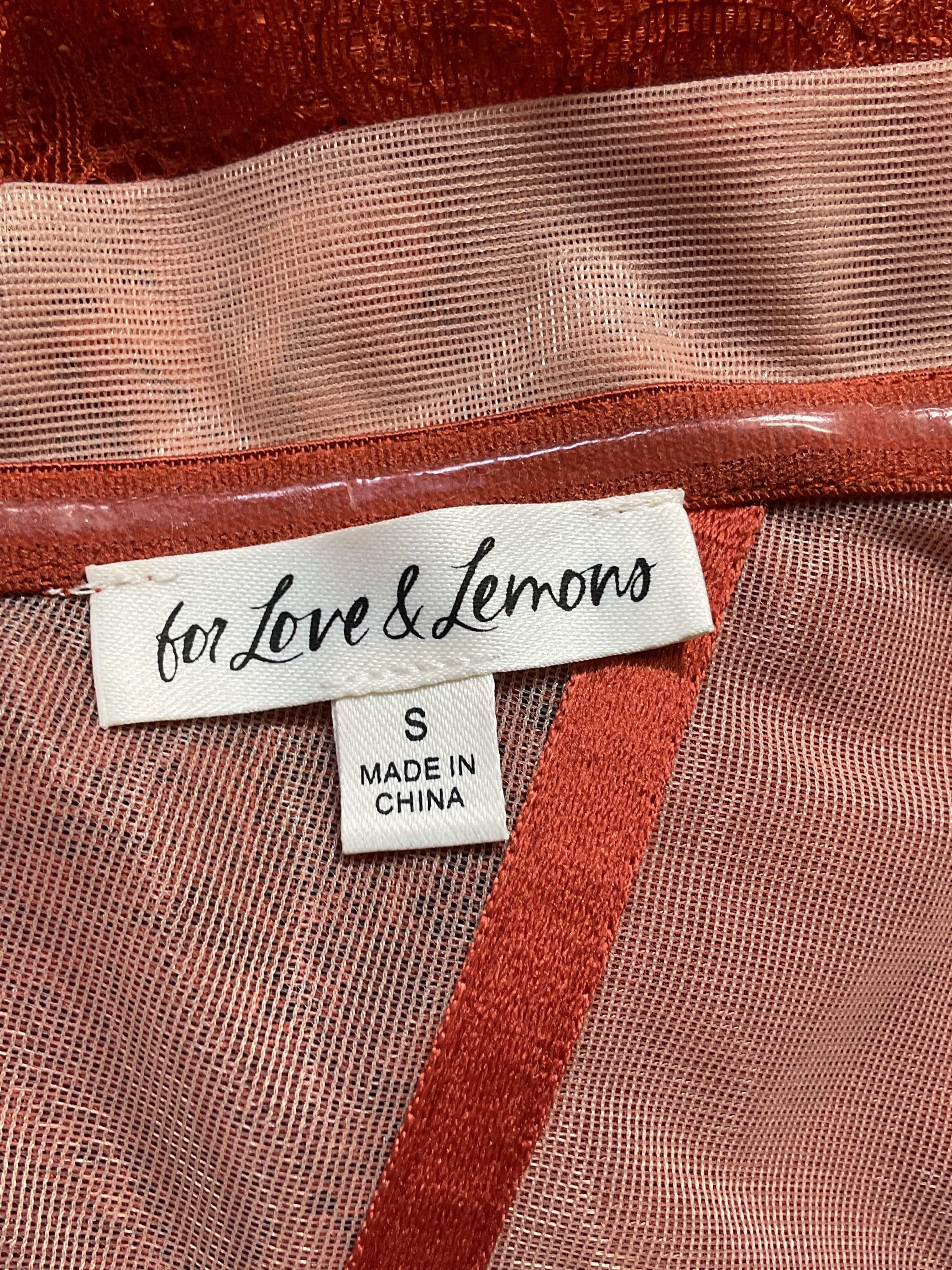 For Love & Lemons X Revolve Bustier Gown In Rust - Image 4