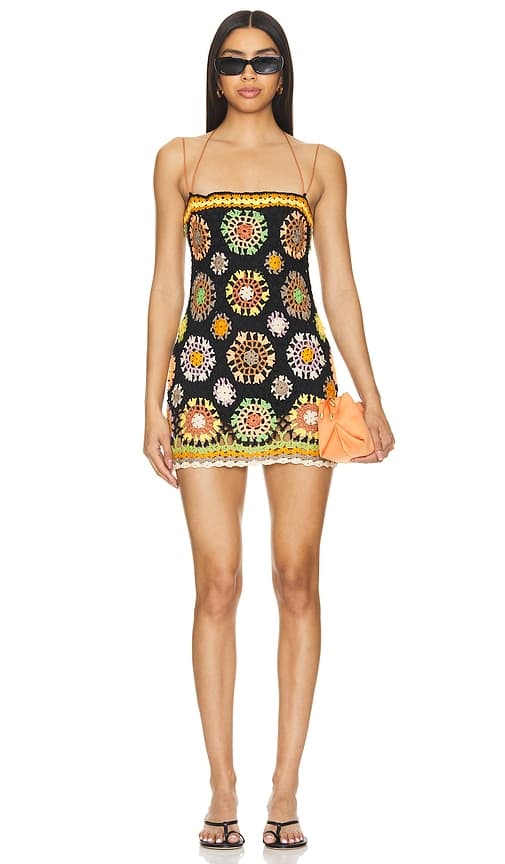Free People X Revolve Sand Bar Bodysuit In Black Combo - Image 1