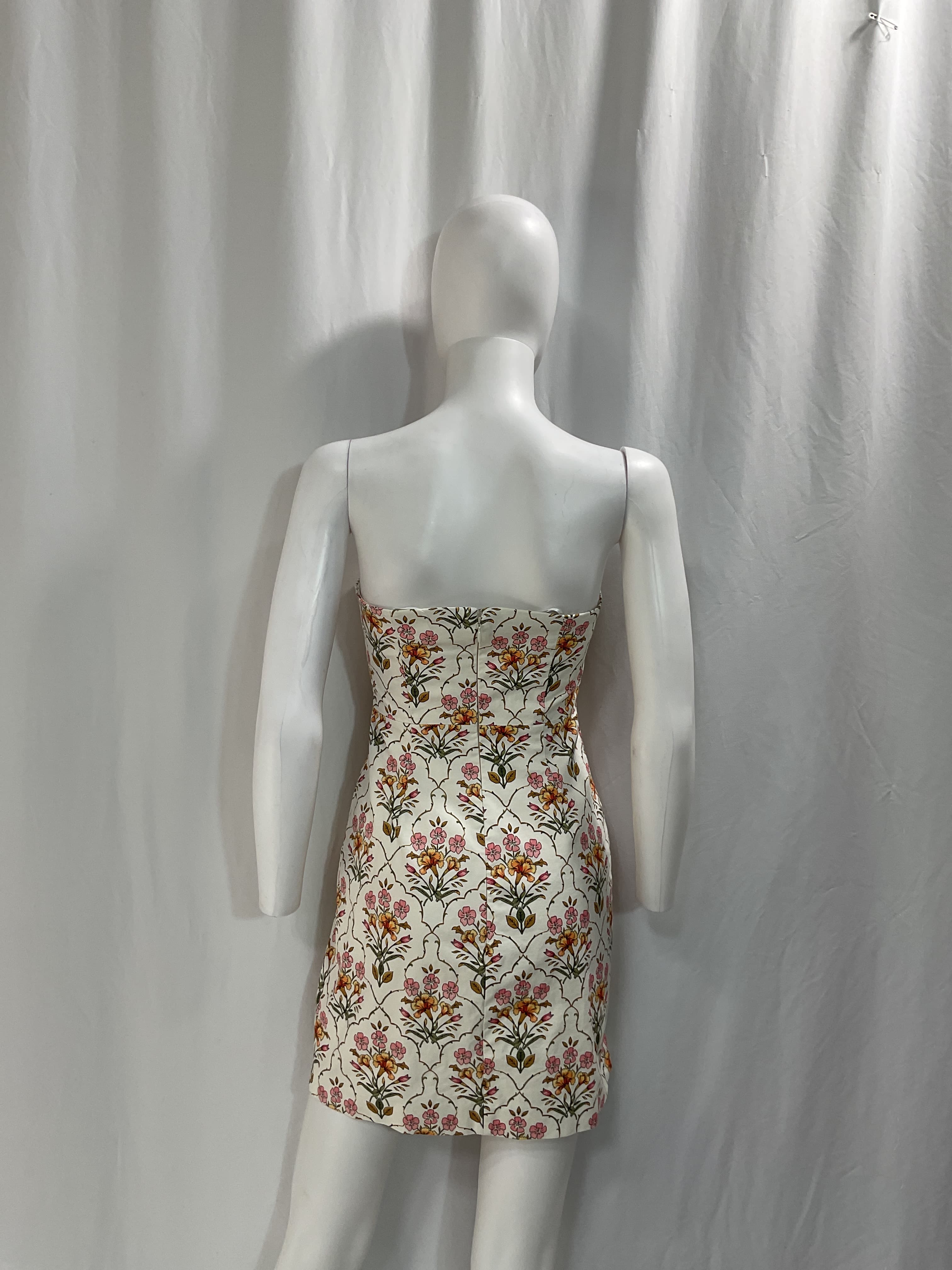 The Willow Dress In Floral Mosaic - Image 3