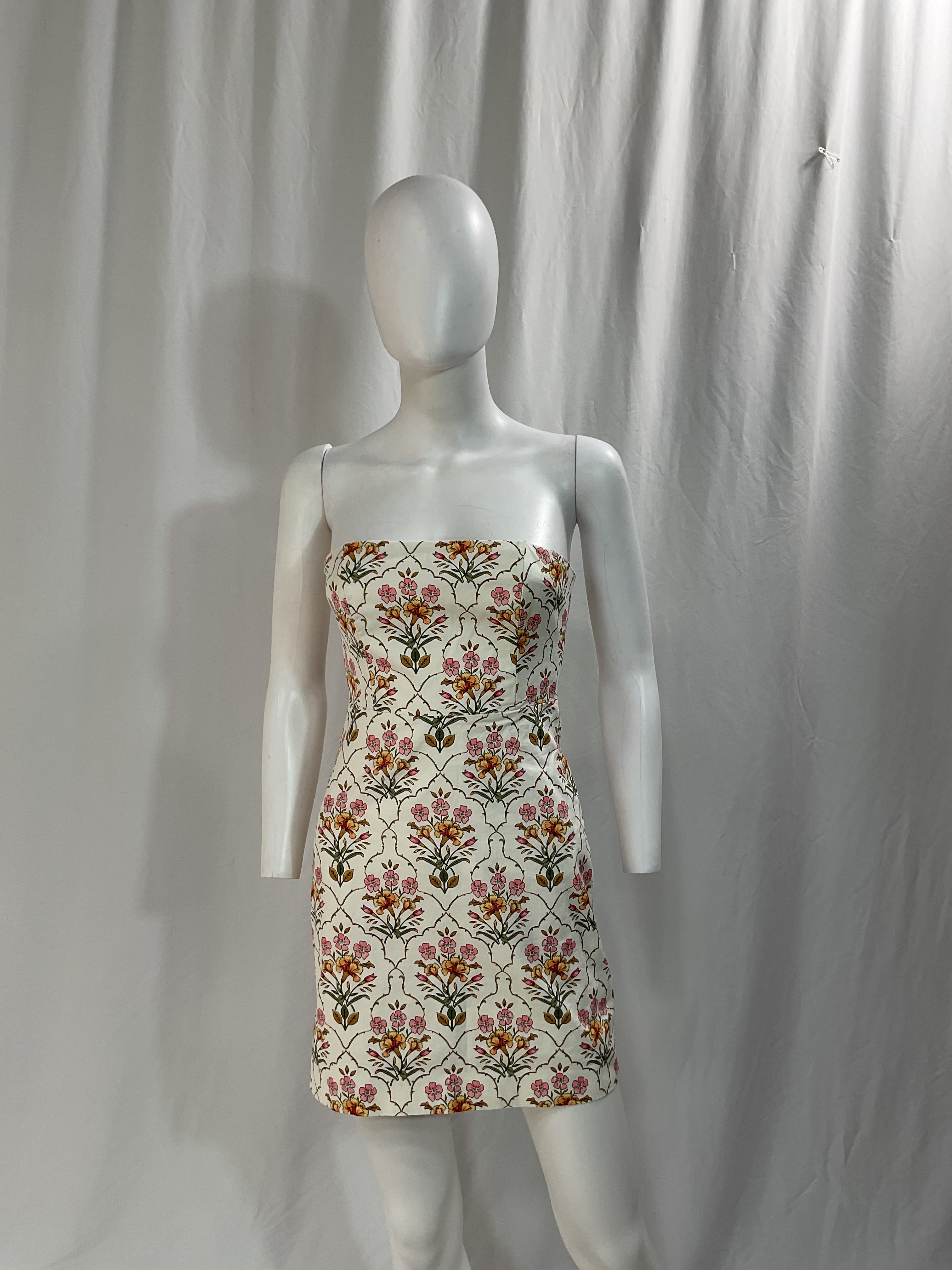 The Willow Dress In Floral Mosaic - Image 2