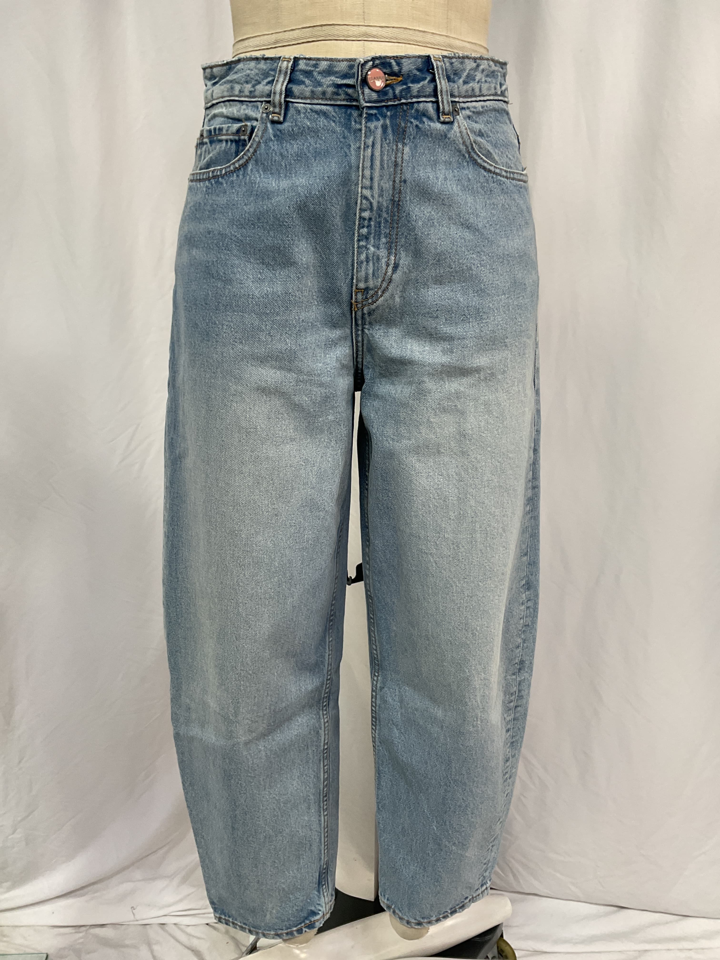Rigid Denim Stary Jean In Light Blue Vintage - Image 3