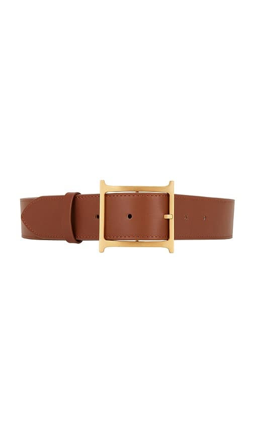 Logo Belt In Brown - Image 1