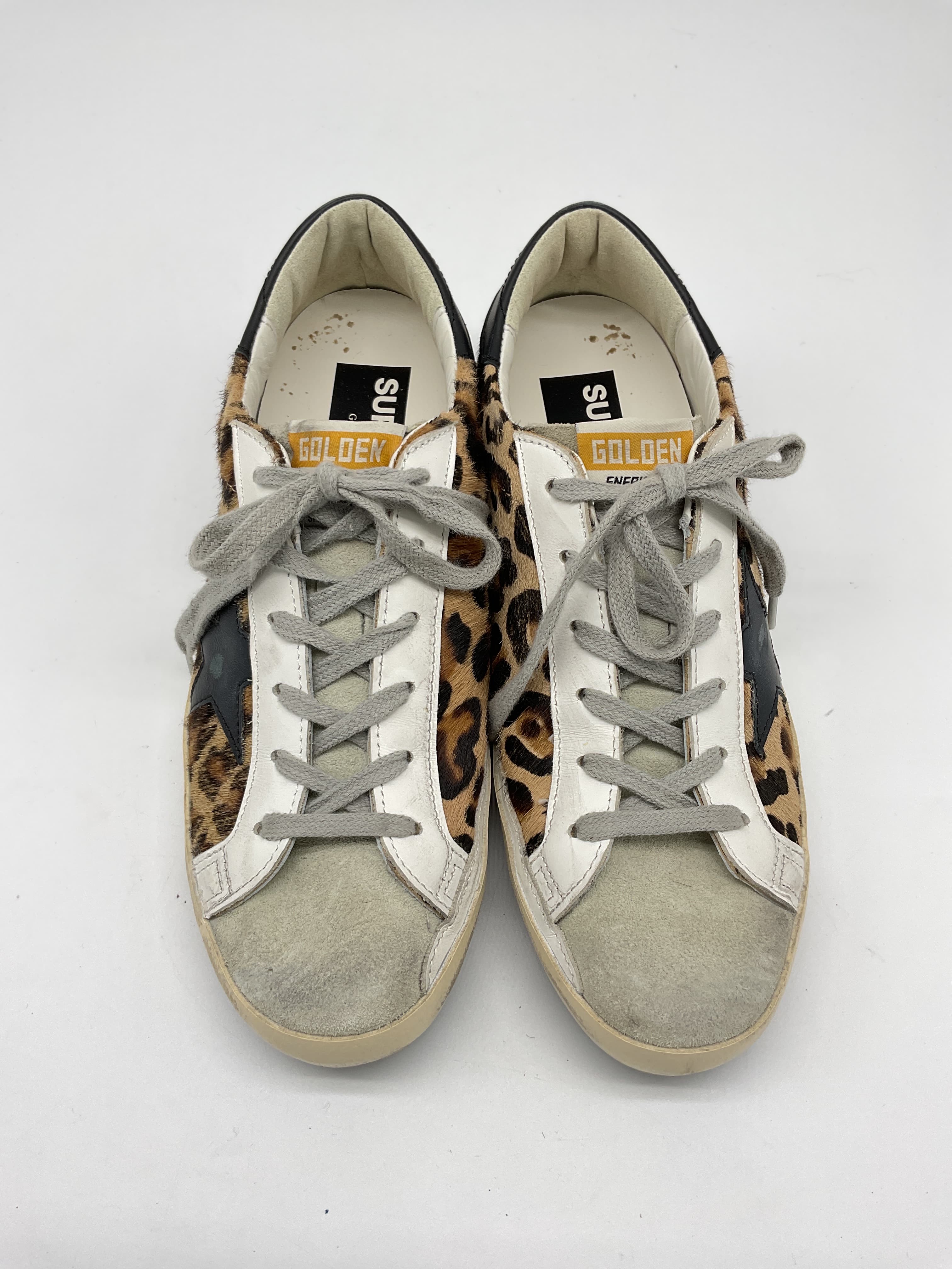 Superstar Sneaker In Snow Leopard & Black - Image 2