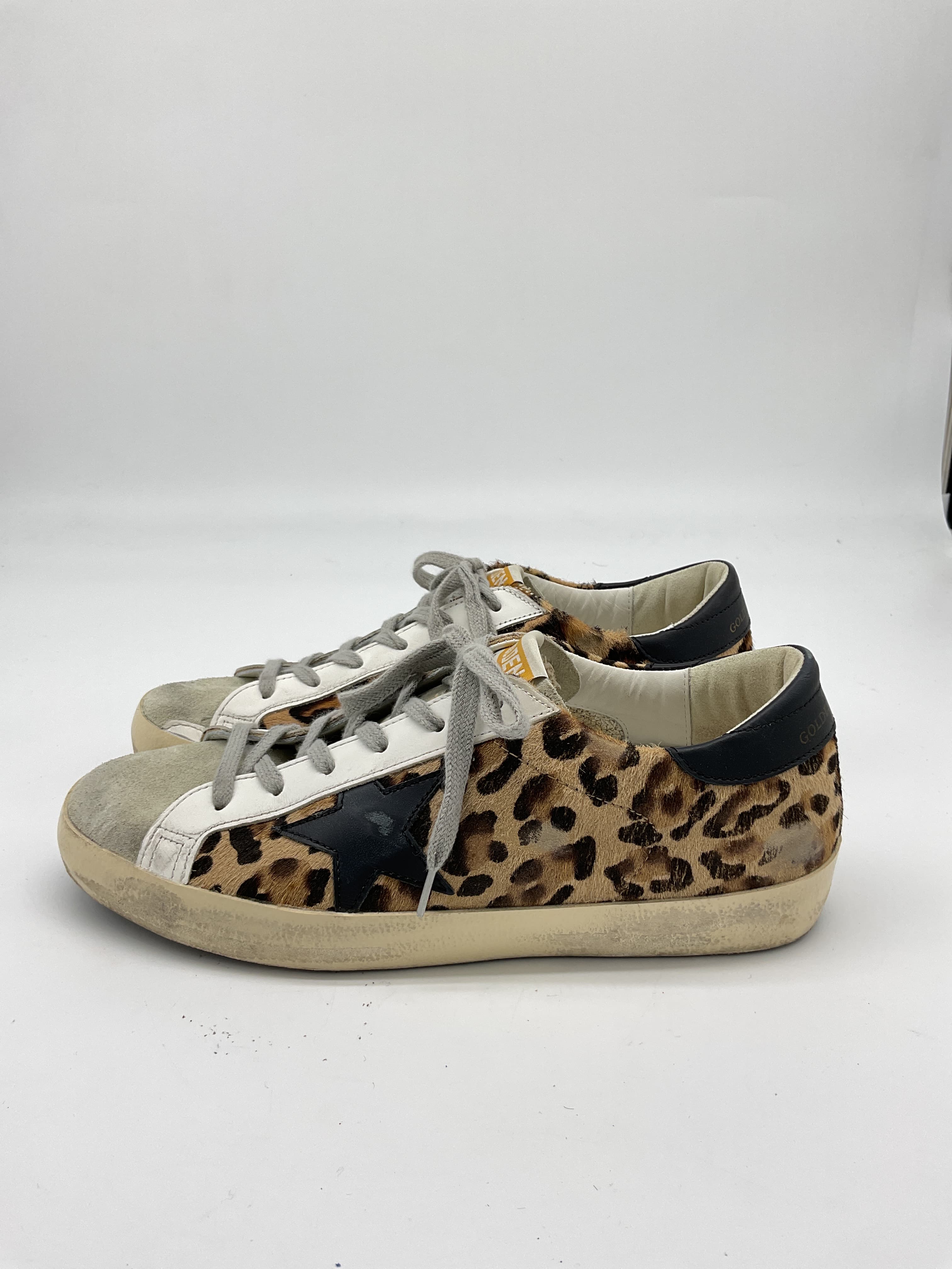 Superstar Sneaker In Snow Leopard & Black - Image 3