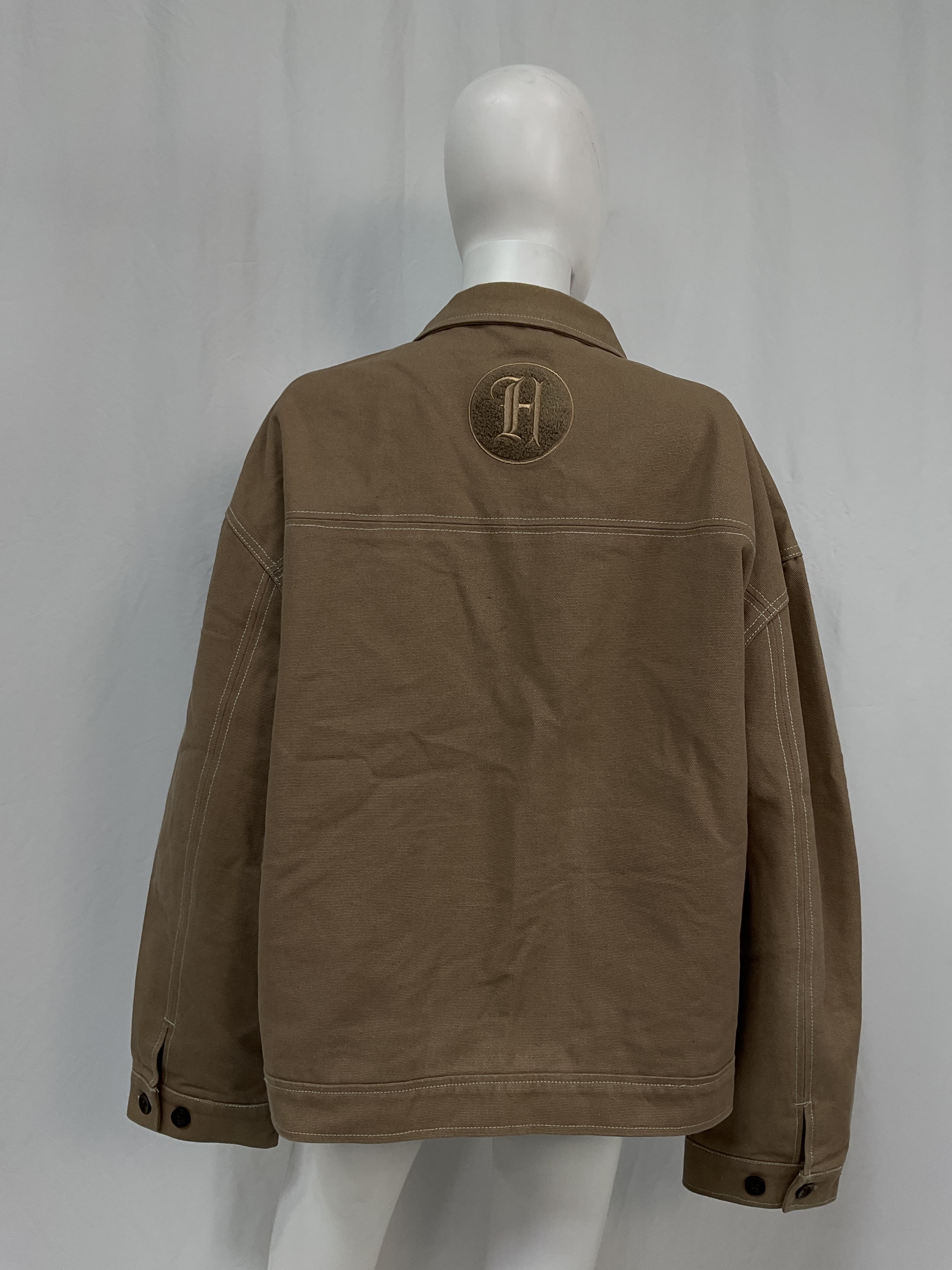 Script Carpenter Jacket In Light Brown - Image 2